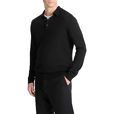 Мужская рубашка Vince Merino Long Sleeve Polo
