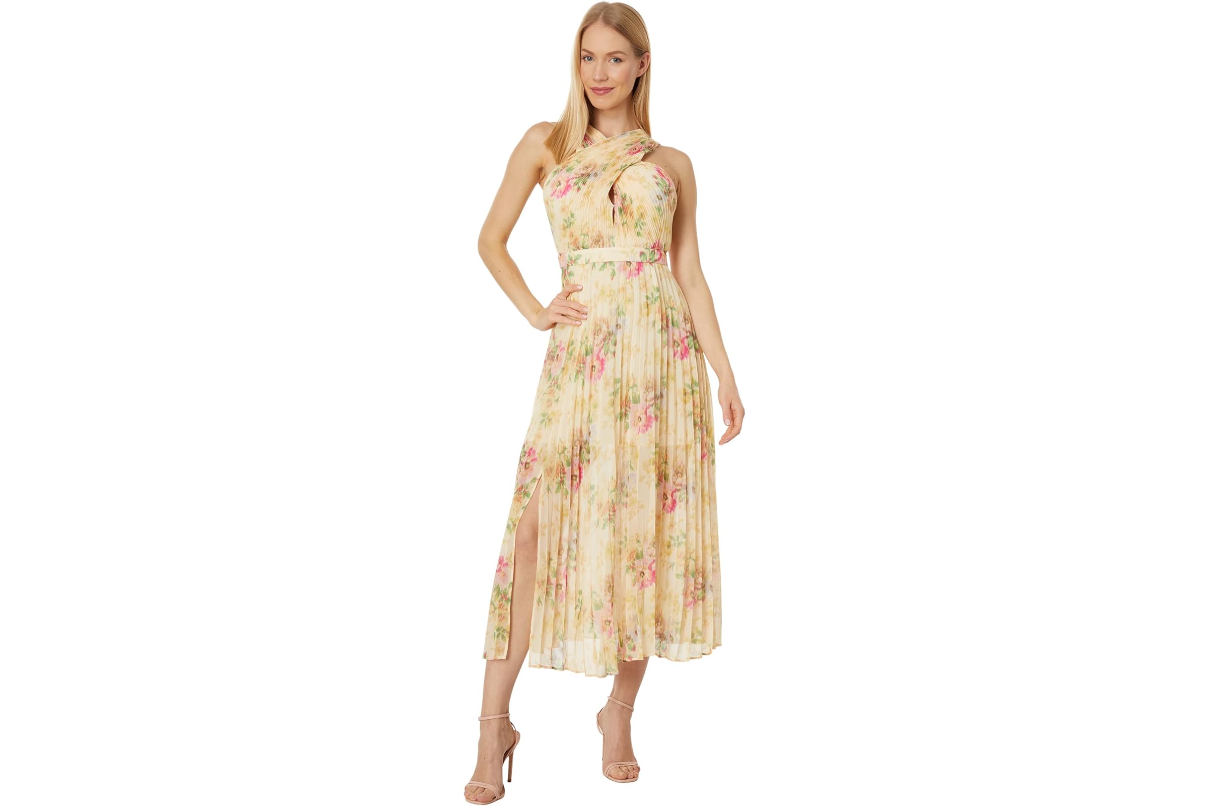 Ted Baker Amerah Cross Front Pleated Midi Dress 47590₽