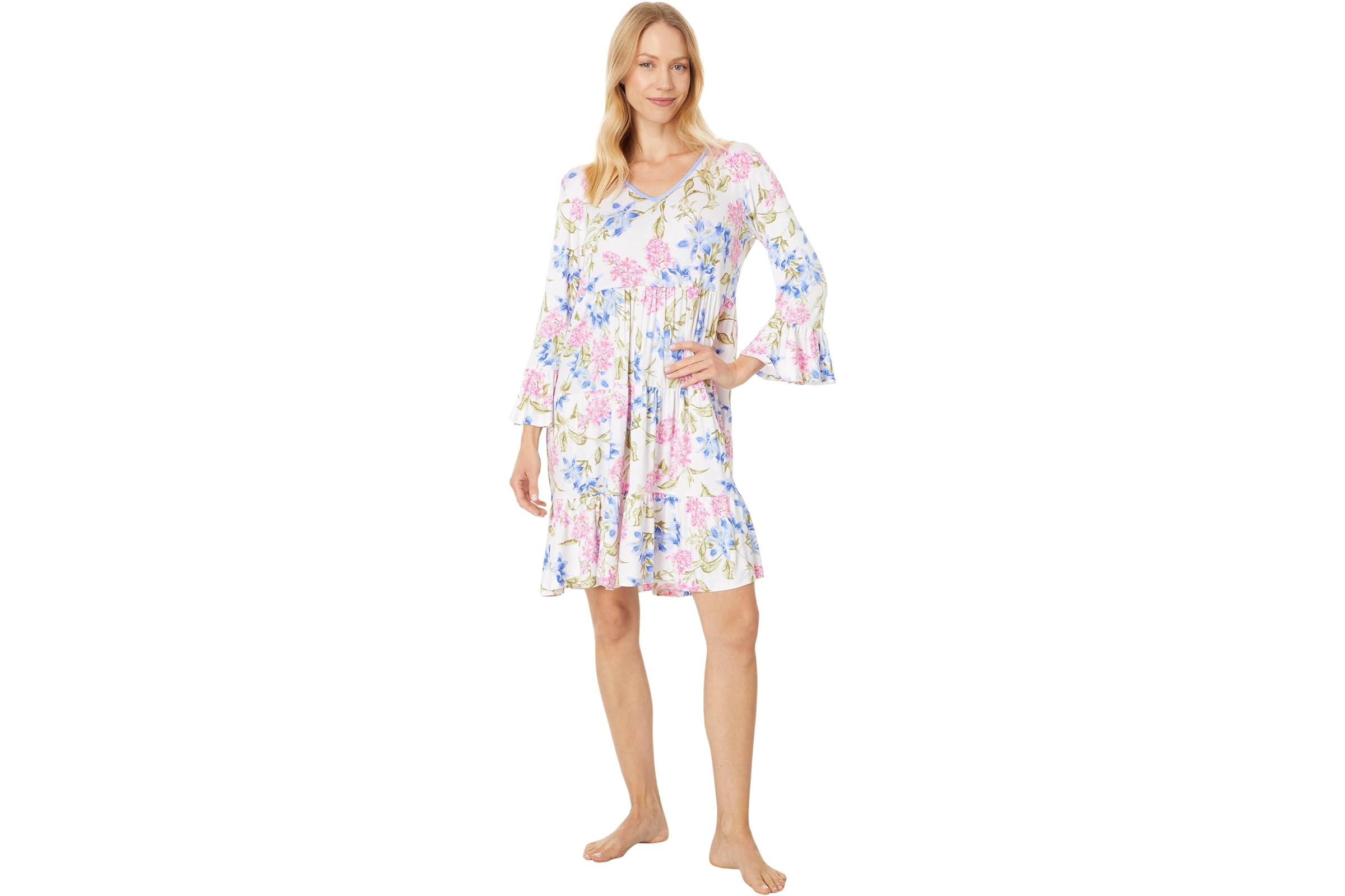 Tommy Bahama V-Neck Long Sleeve Sleepshirt 5090₽