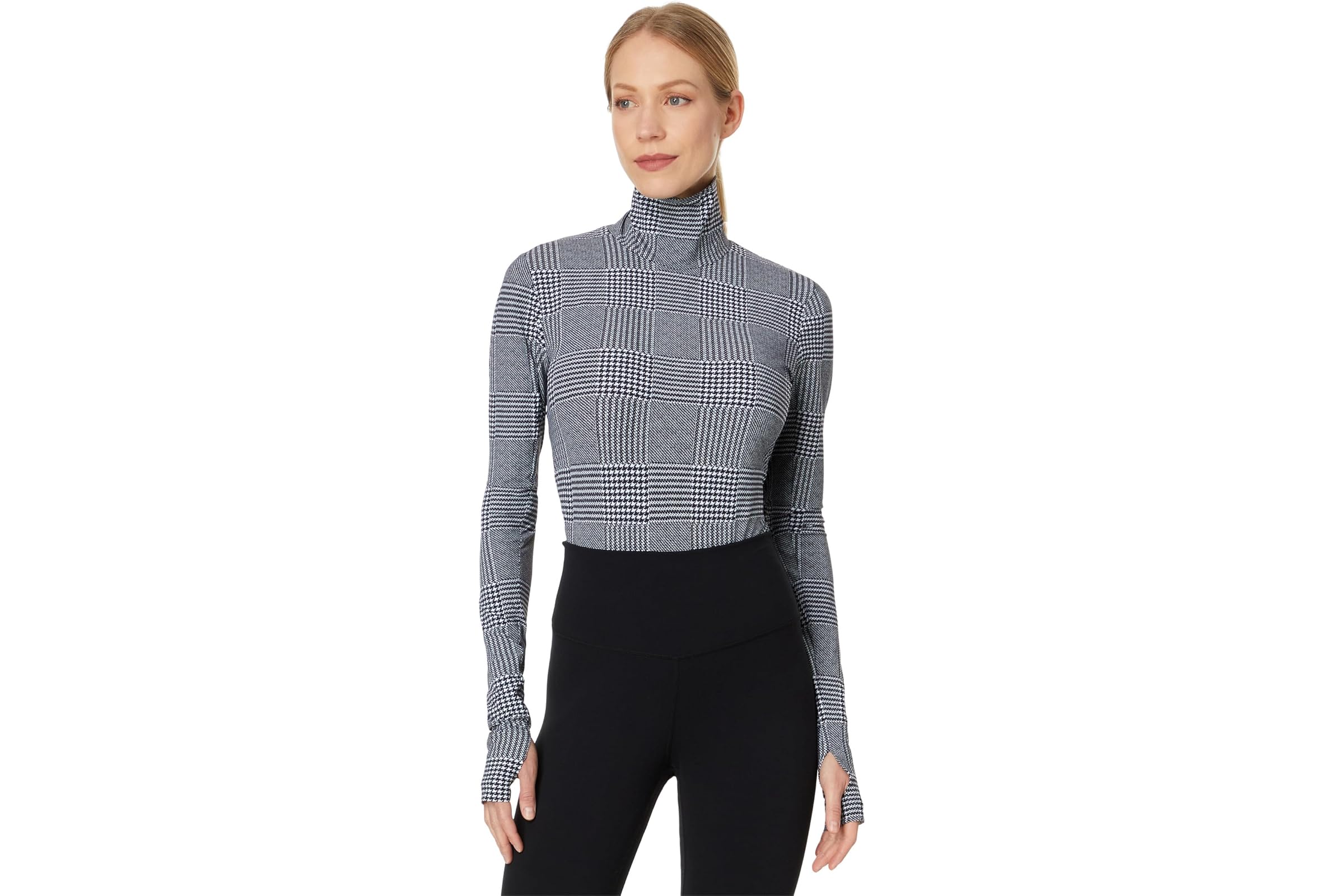 Commando Classic Printed Turtleneck Bodysuit w Thumbholes 26190₽