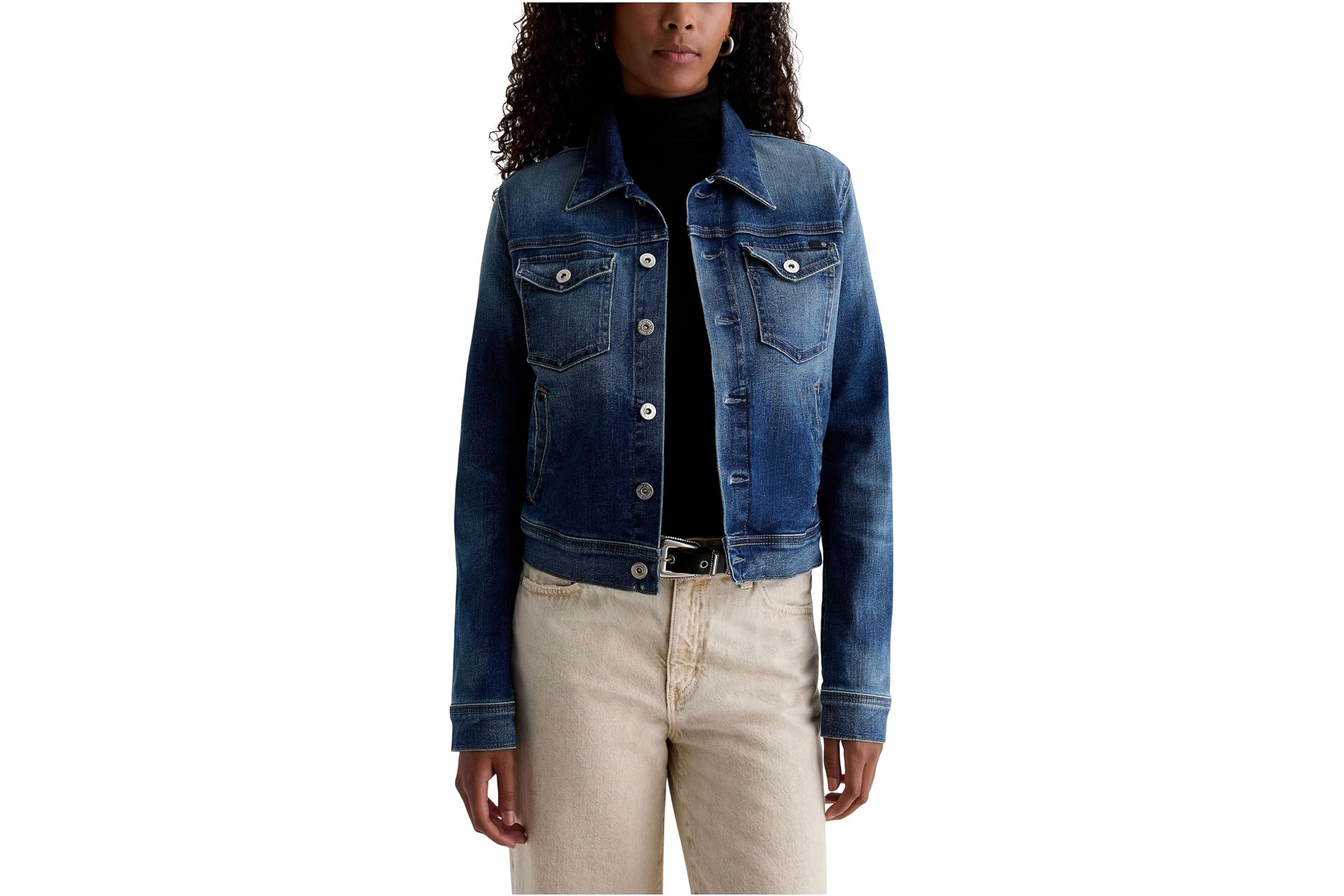 AG Jeans Robyn Fitted Denim Jacket