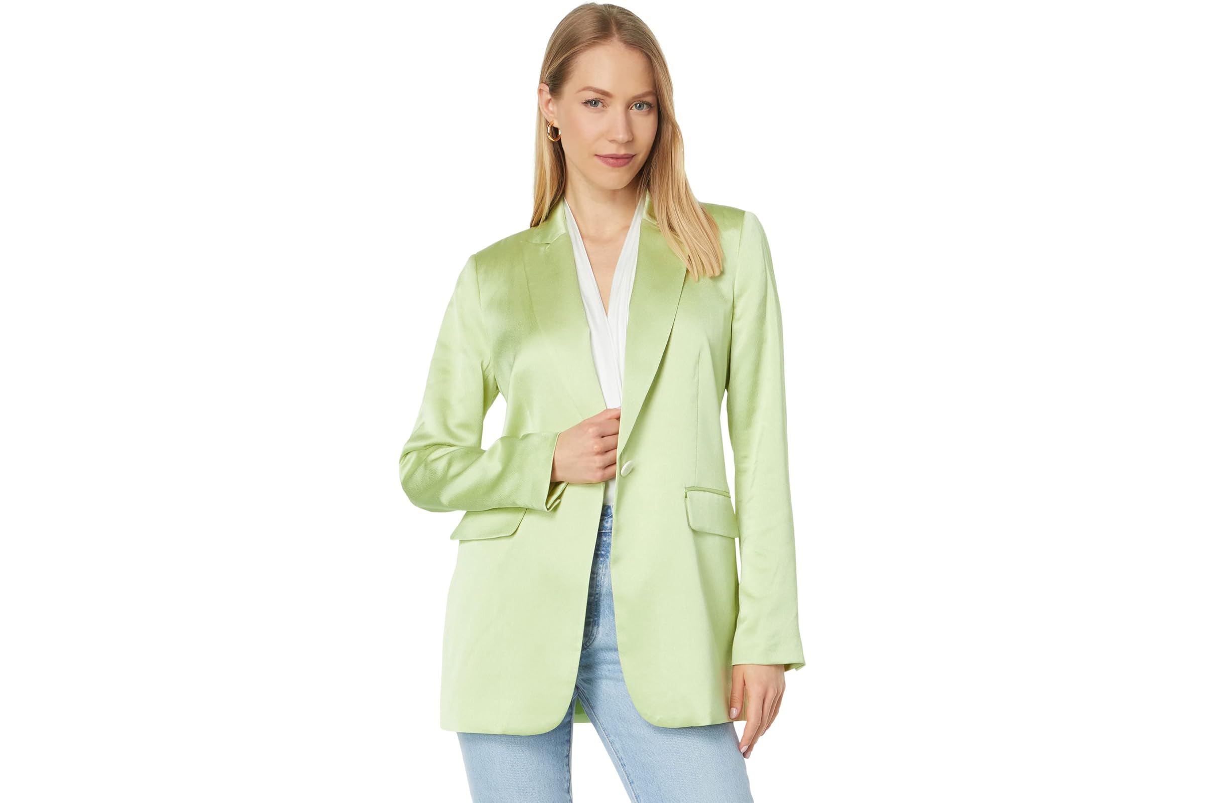 Vince Camuto Single-Breasted Blazer with Flap Pockets 16890₽