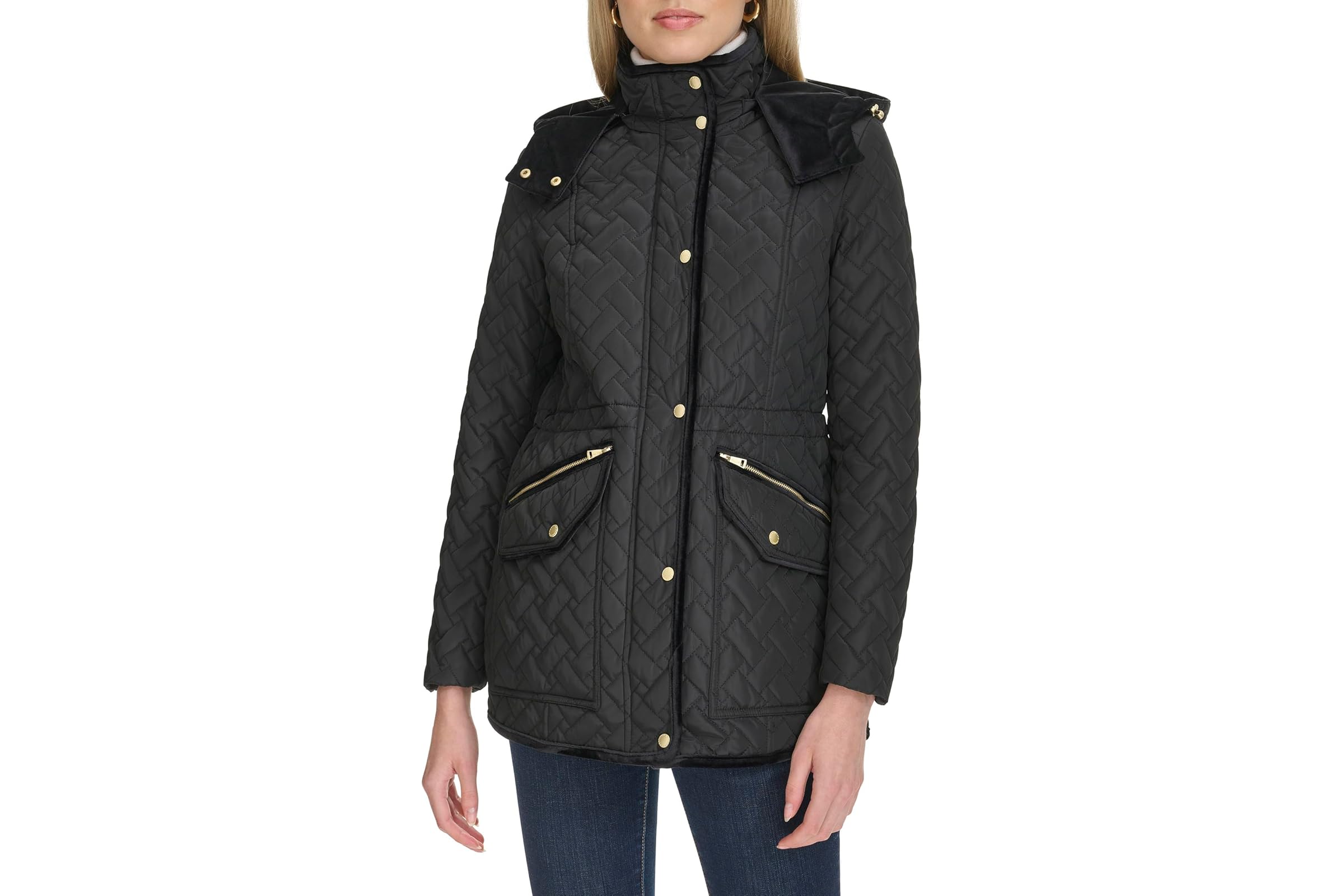 Cole Haan Stand Collar Quilted Signature Quilt Jacket 47090₽