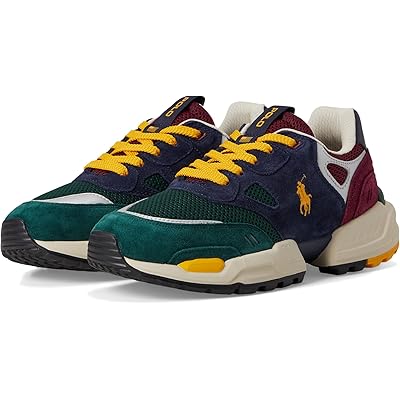 Мужские кроссовки Polo Ralph Lauren Suede Mesh-Polo Jgr Pp-Sneakers-Low Top Lace