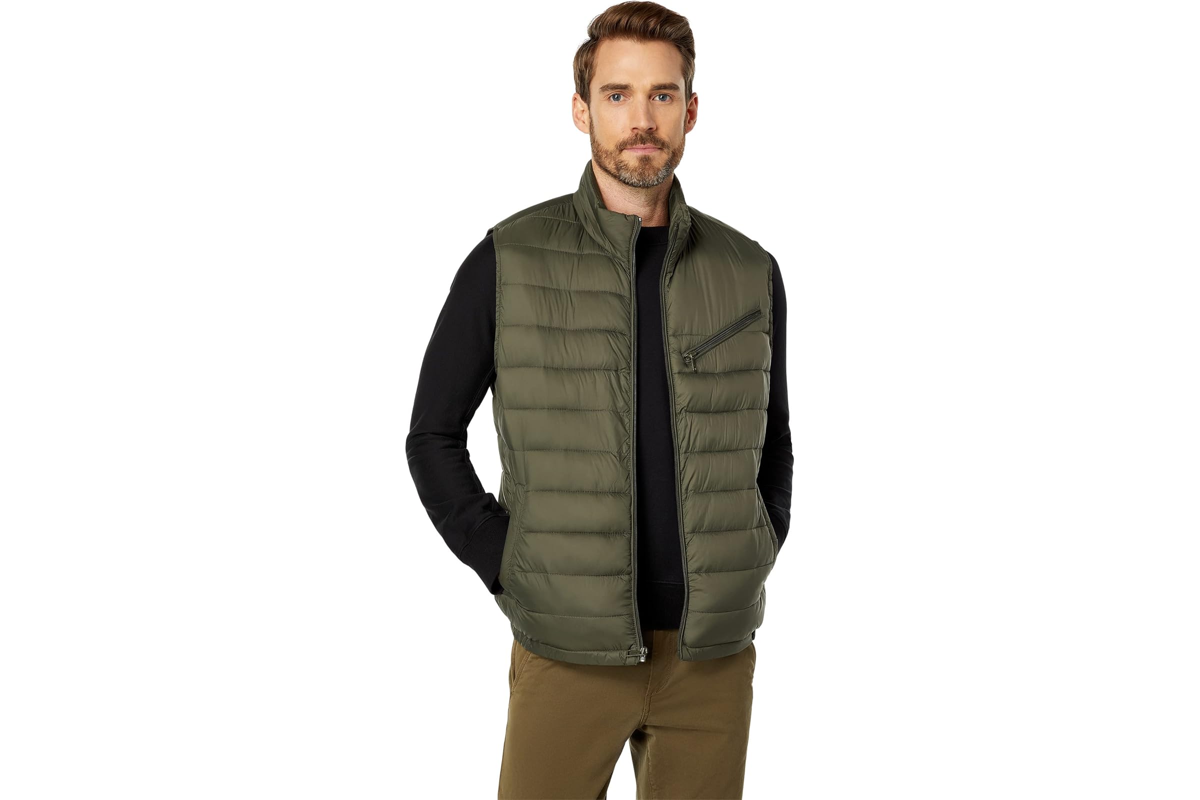 Cole Haan Zip Front Quilted Vest 8990₽