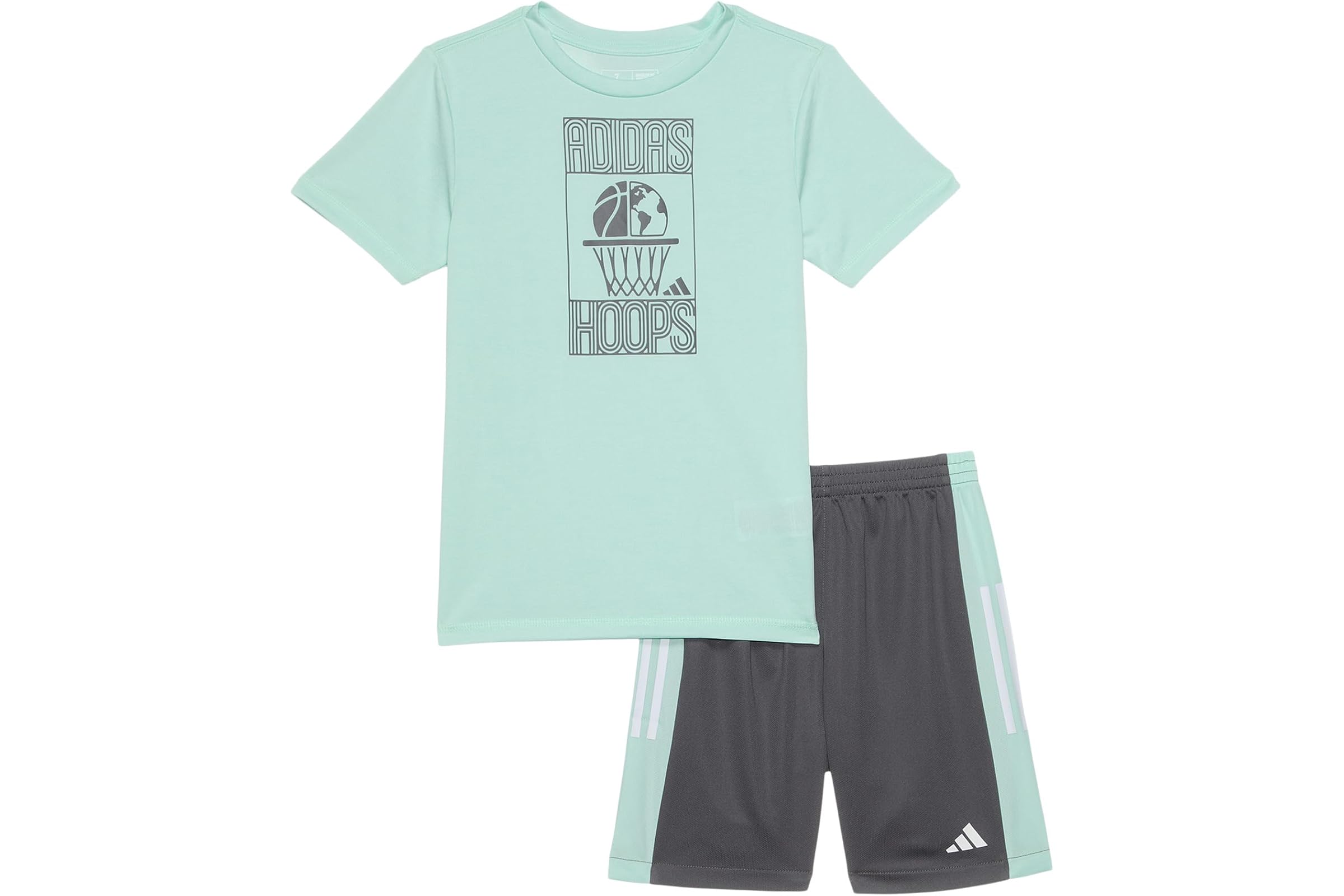 adidas Kids 3S C Colorblock Short SetToddlerLittle Kid 4290₽