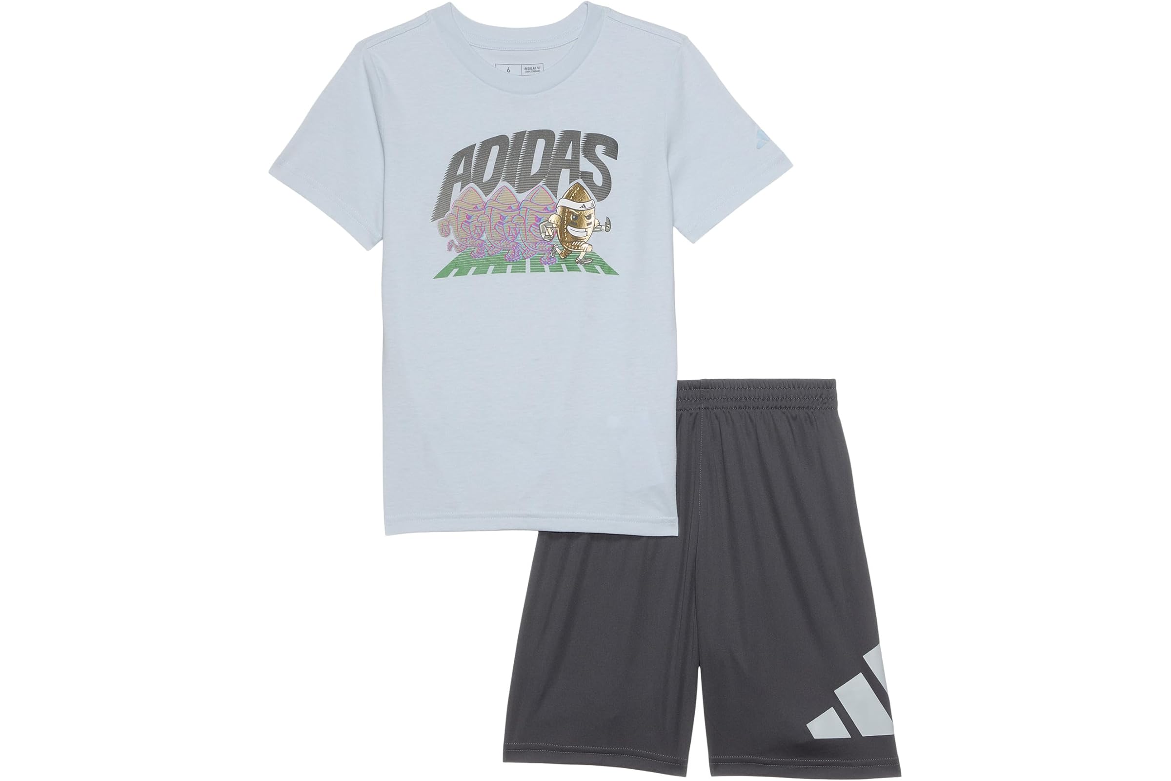 Шорты adidas Kids ESS C CTN Tee Short SetToddlerLittle Kid 5890₽