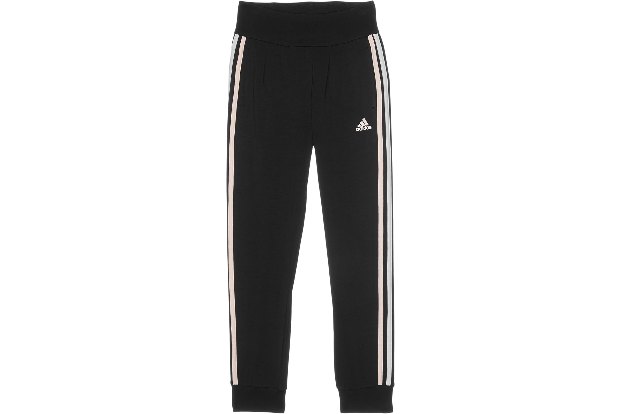 adidas Kids 3-Stripes Cuffed Jersey Joggers Big Kid 4290₽