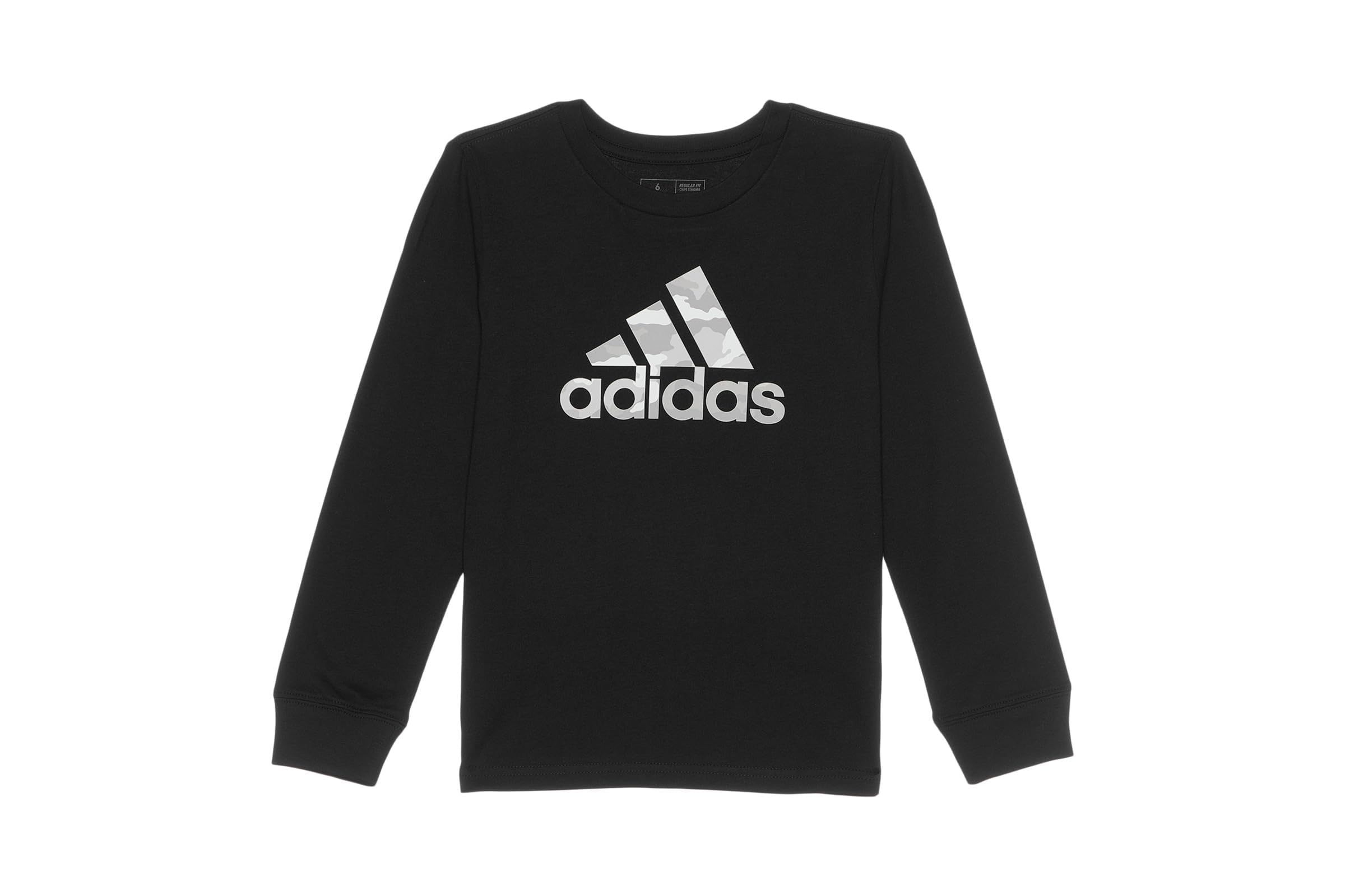 adidas Kids France Camo Logo Long Sleeve Tee ToddlerLittle Kid 3190₽