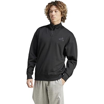 Мужская толстовка adidas All SZN Fleece 1/4 Zip Crew