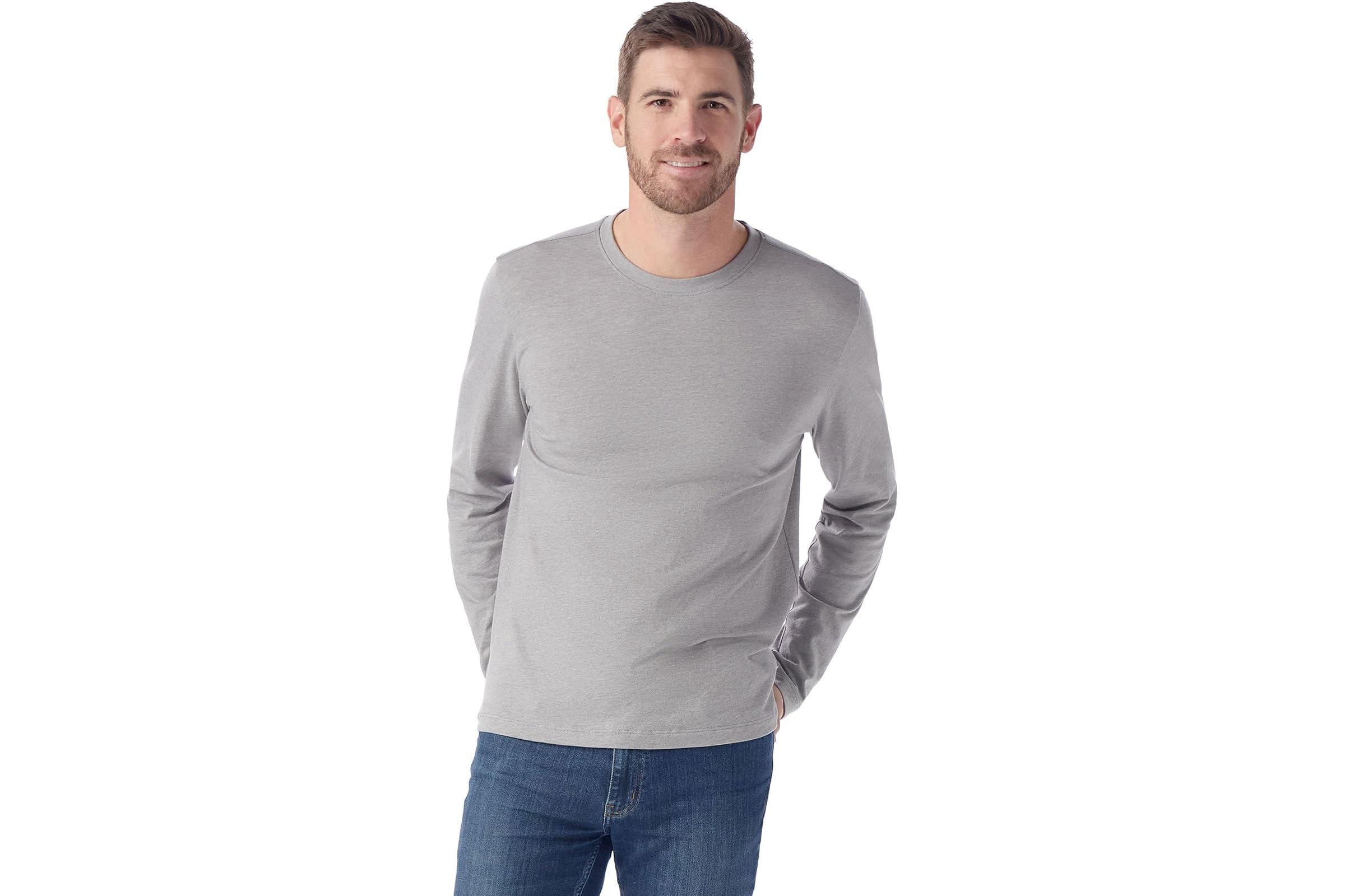 Мужская рубашка Smartwool Perfect Crew Long Sleeve Tee 11990₽