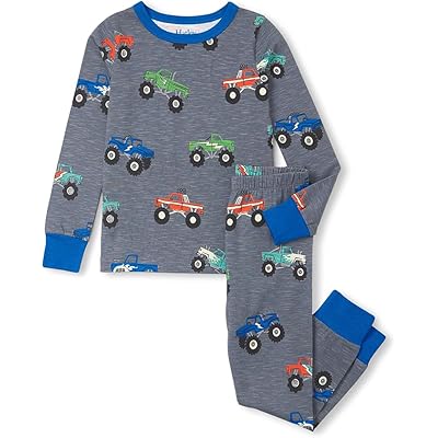 Пижама Hatley Kids Monster Trucks Stretch Cotton Pajama Set (Toddler/Little Kid/Big Kid)