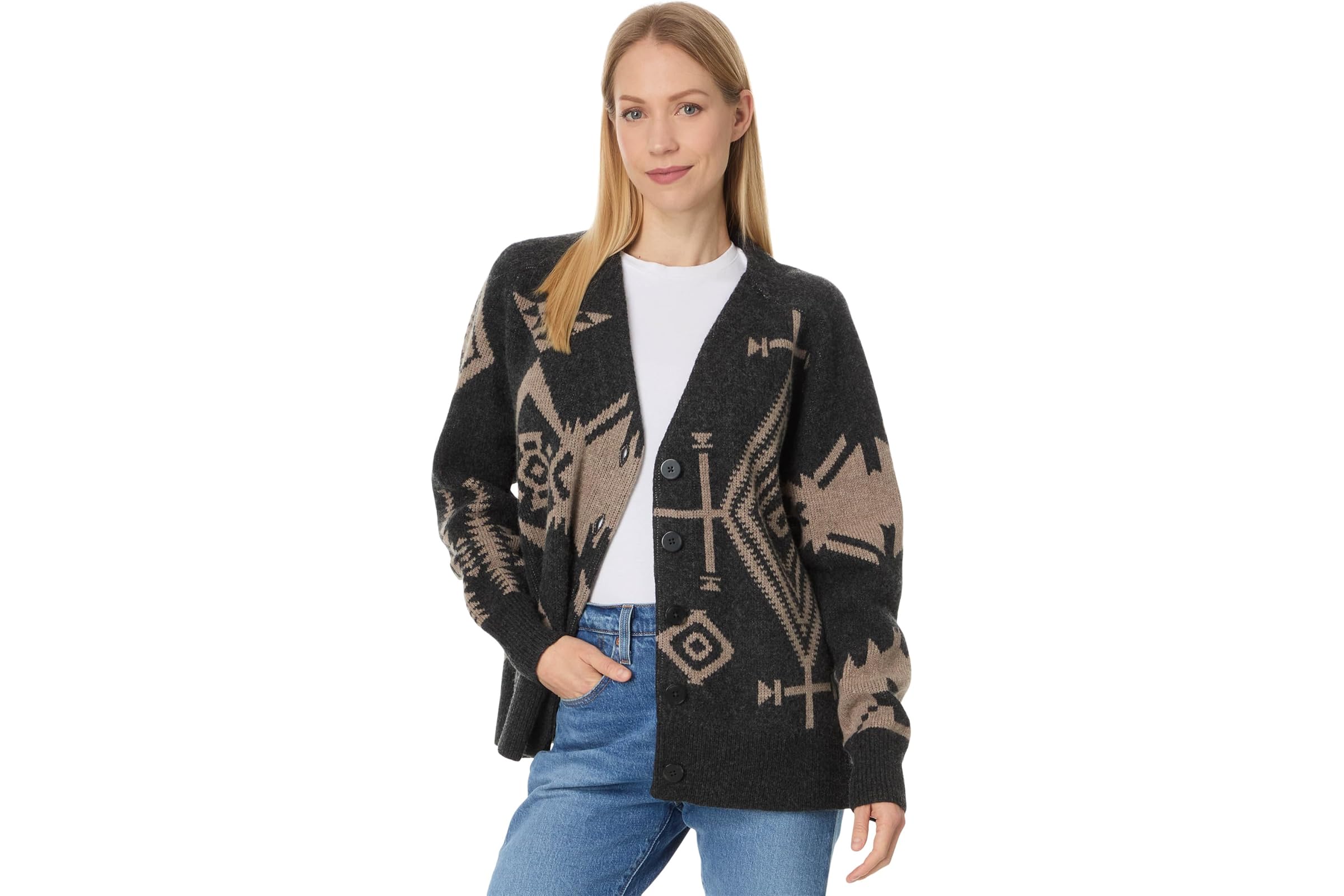 Pendleton Oversized Graphic Cardigan 26190₽
