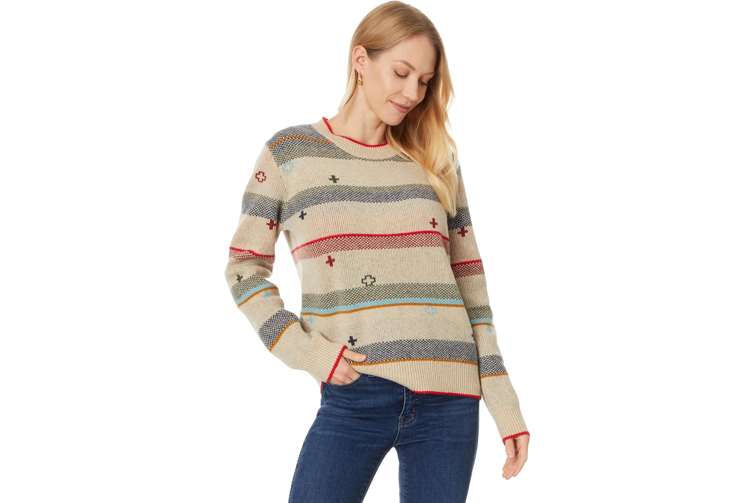 Pendleton Graphic Merino Pullover Sweater 22490₽