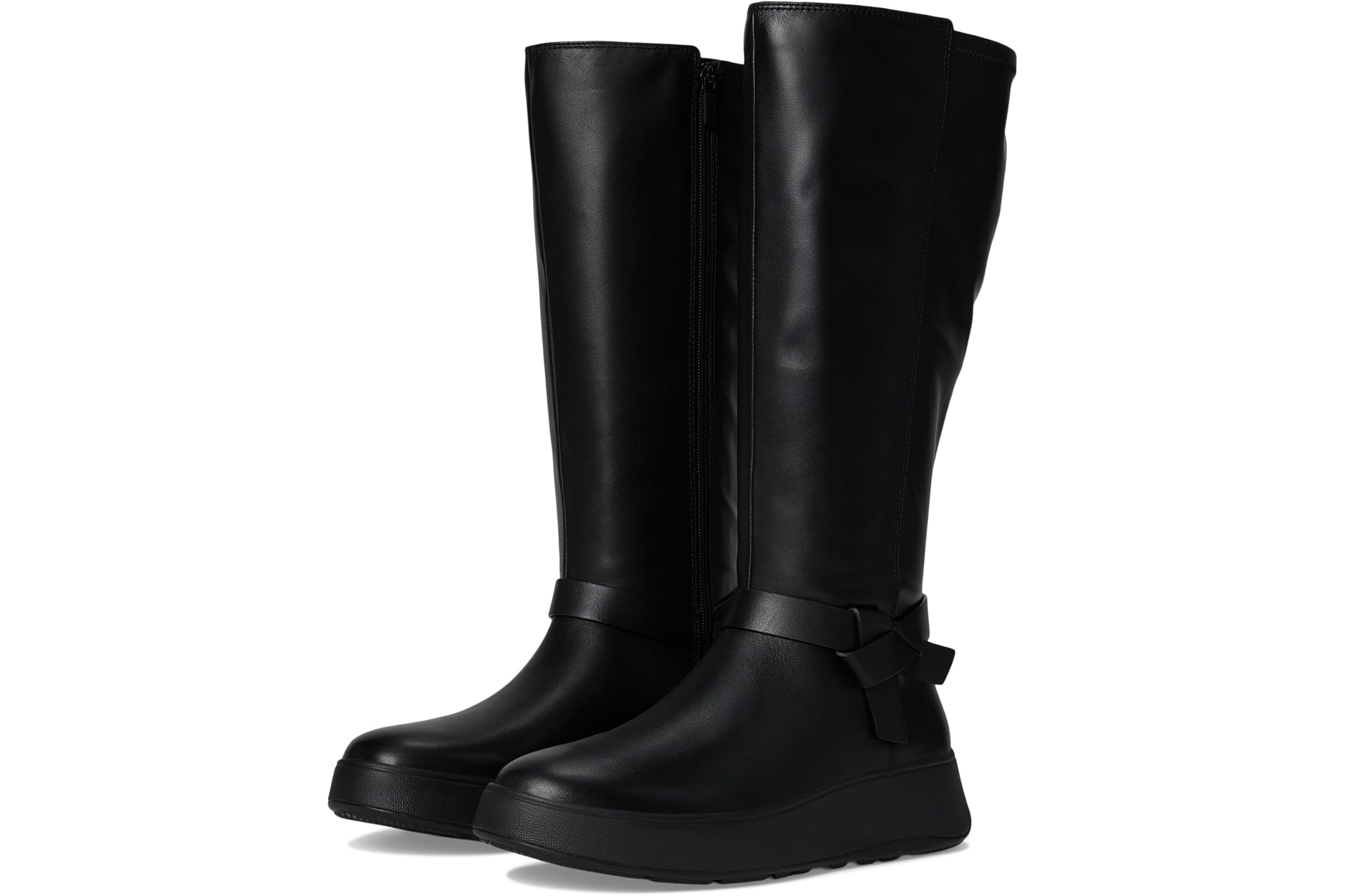 FitFlop F-Mode Folded-Knot Flatform Tall Stretch Boots 42790₽