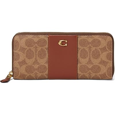 Кошелек COACH Essential Slim Accordion Zip Wallet in Signature Canvas