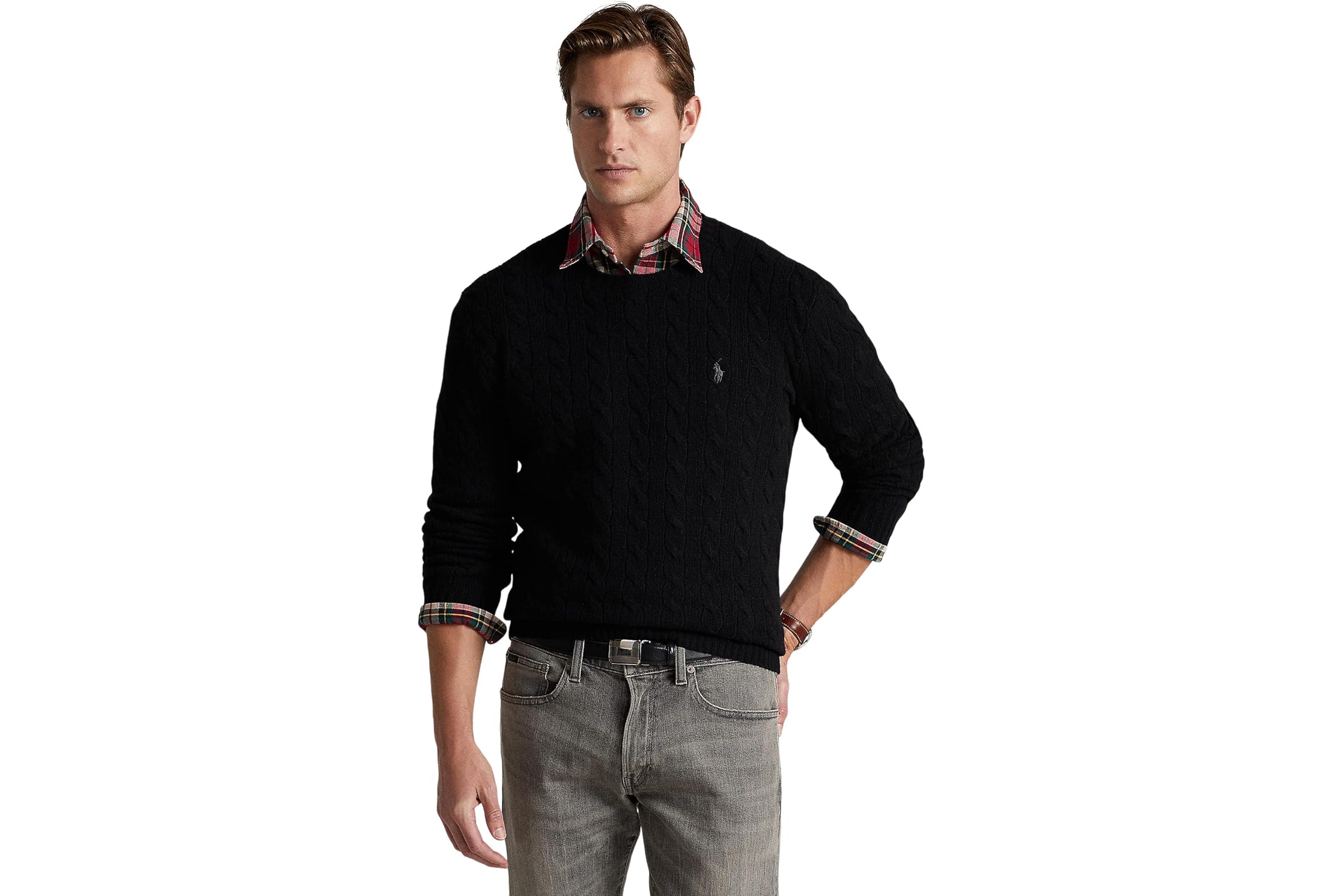 Свитер Polo Ralph Lauren Wool-Cashmere Cable-Knit Sweater 19890₽