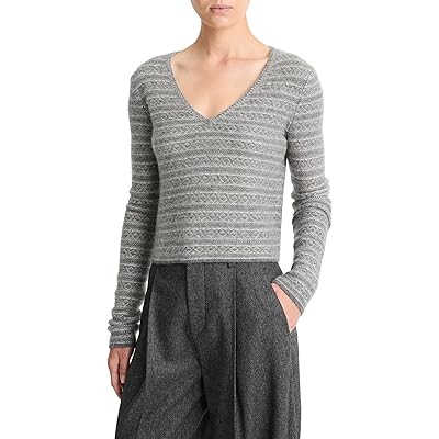 Vince Fair Isle V-Neck