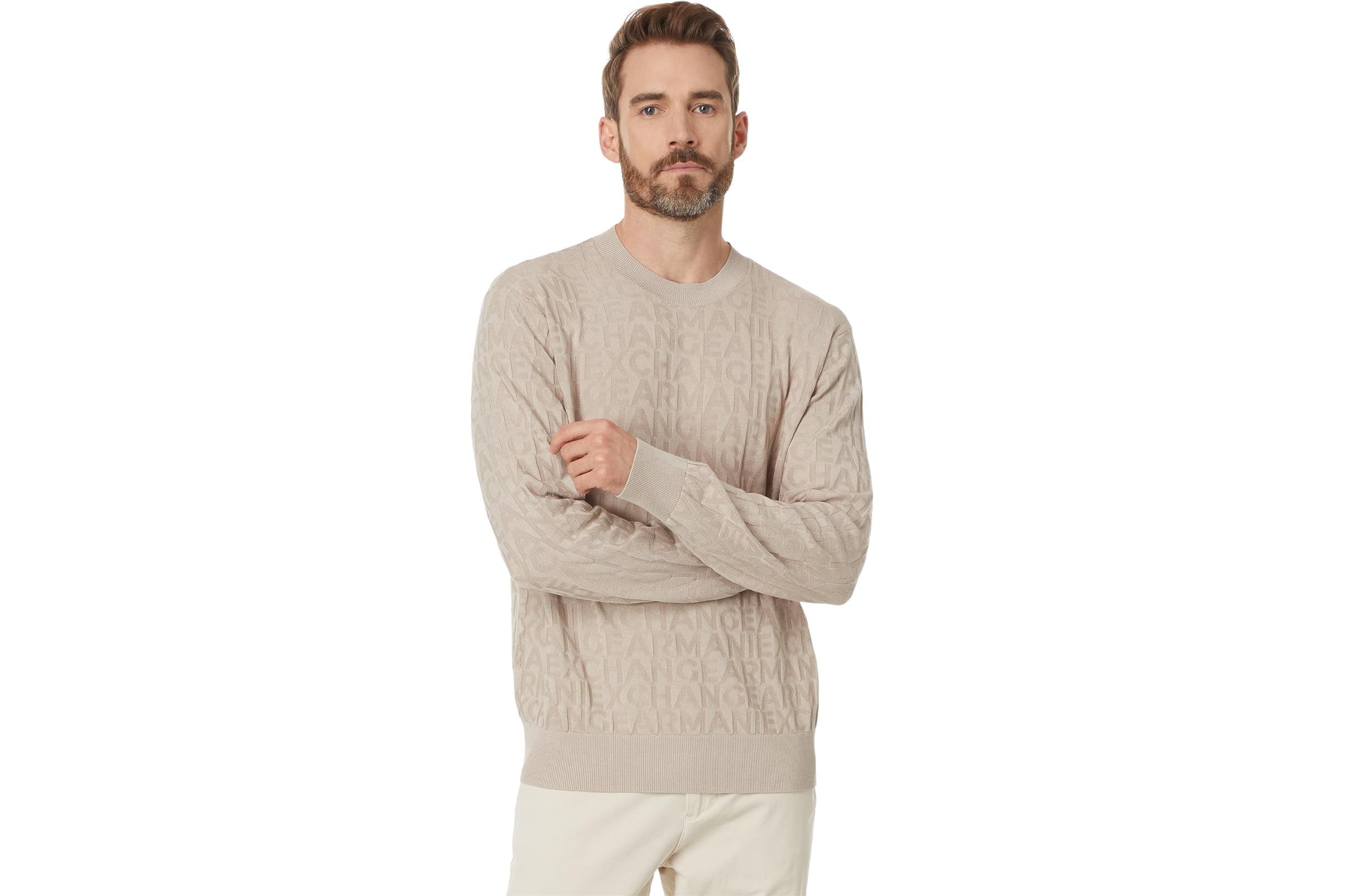 Armani Exchange Textured Ax Logo Sweater 21090₽