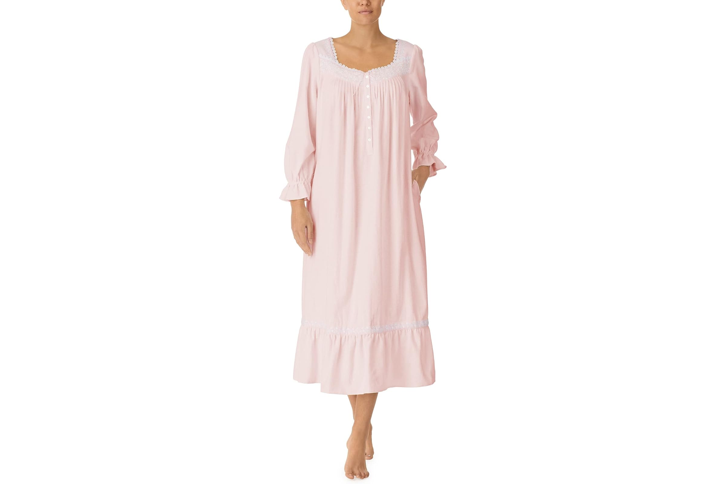 Eileen West Long Sleeve Flannel Ballet Gown 15590₽