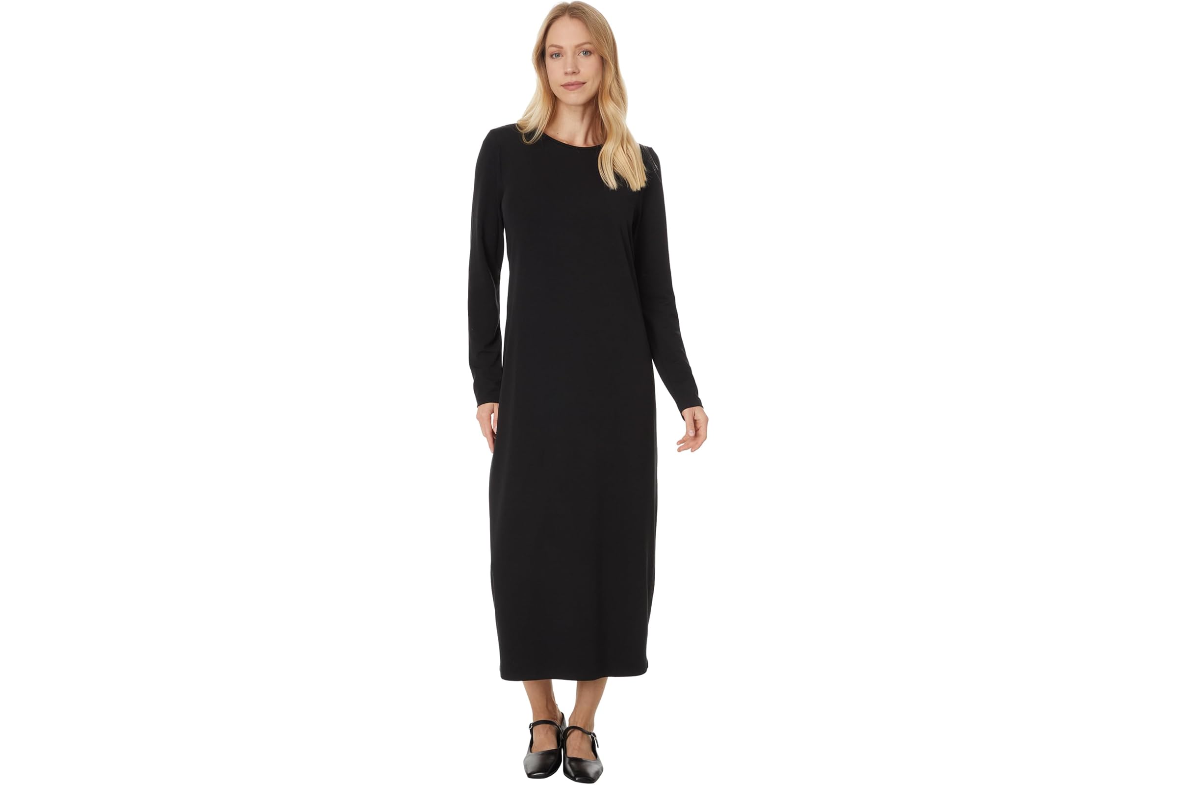 Eileen Fisher Plus Size Full Length Oval Dress 28090₽