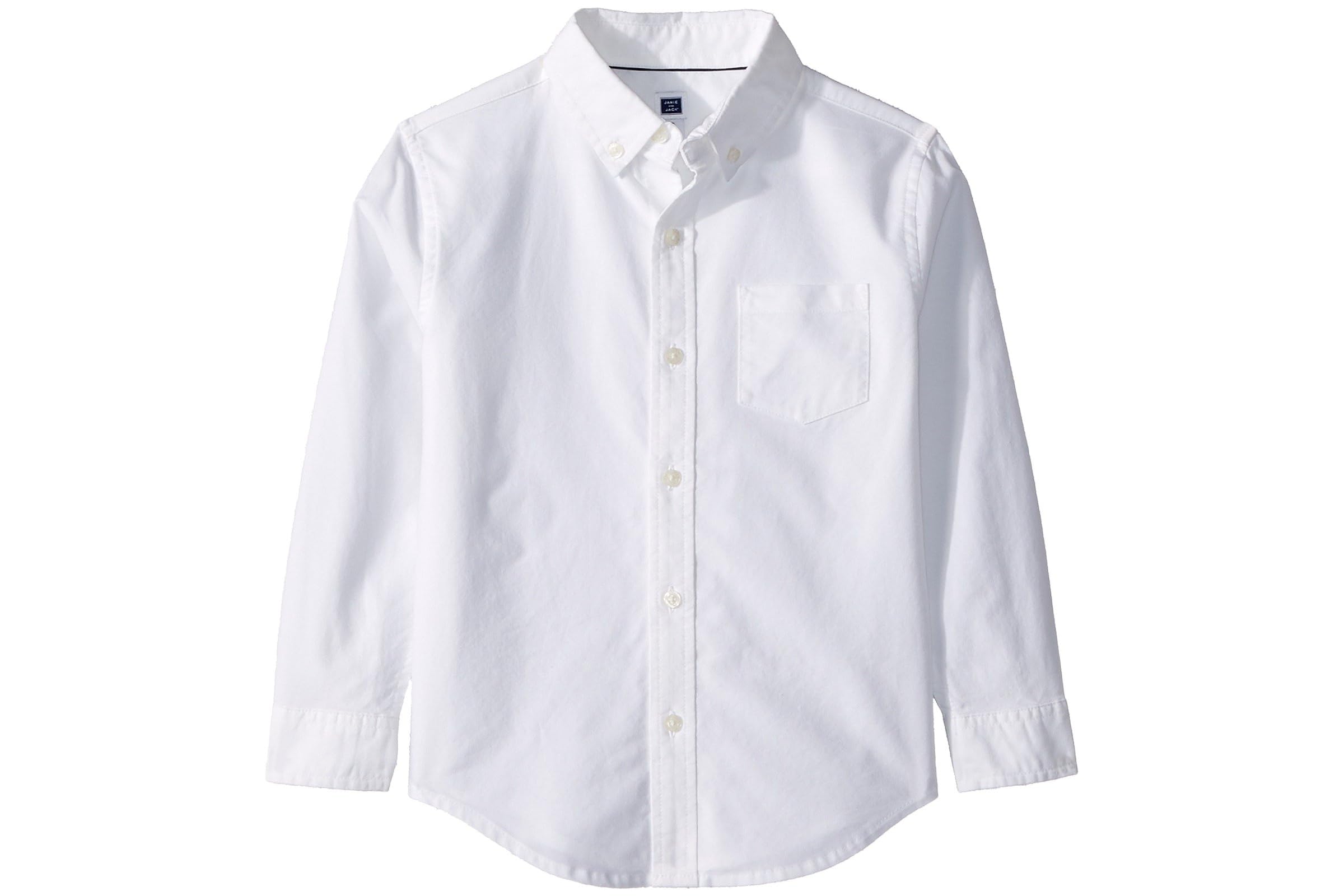 Janie and Jack Long Sleeve Oxford Button-Up Shirt ToddlerLittle KidsBig Kids 6790₽