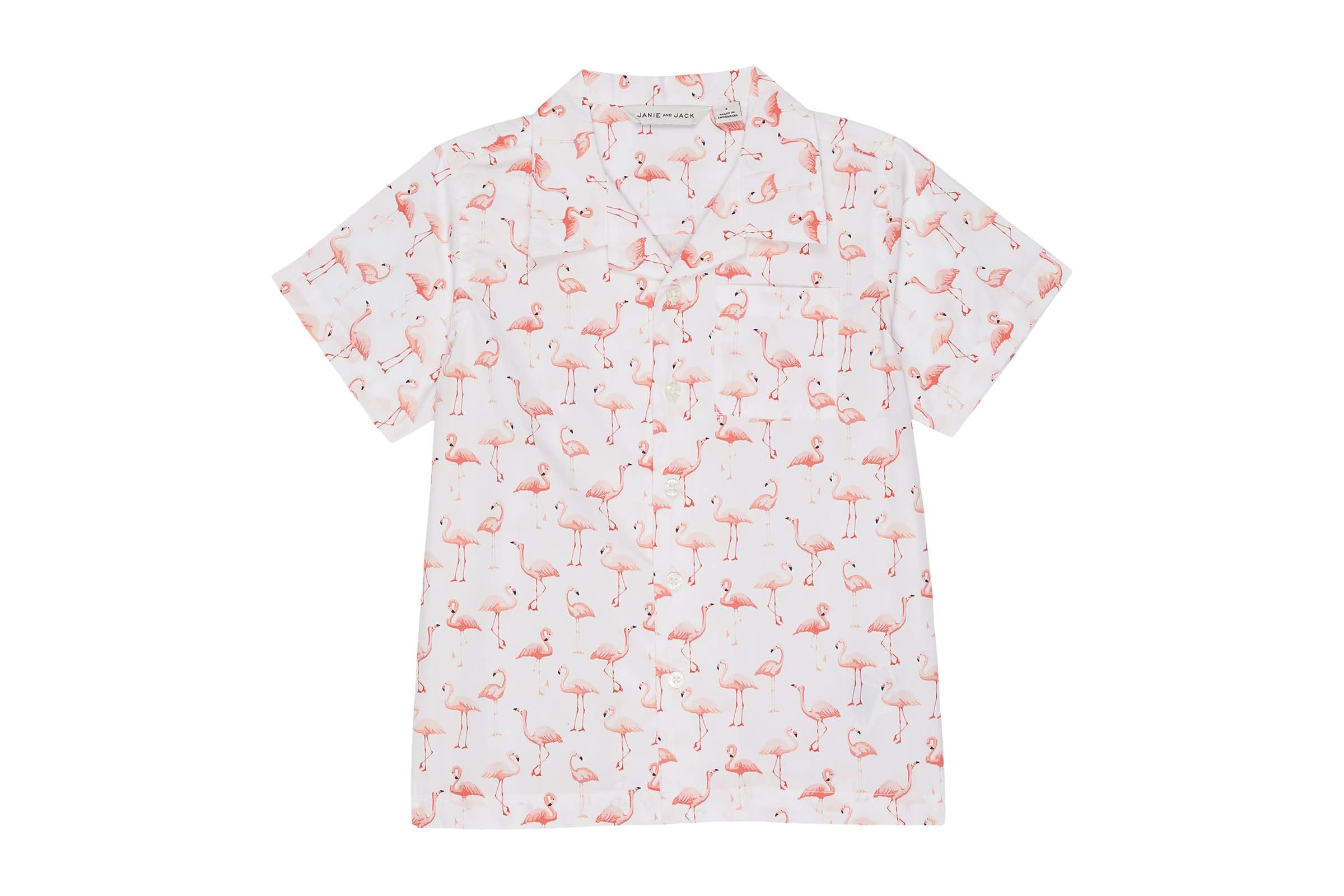Janie and Jack Flamingo Tee ToddlerLittle KidsBig Kids 5190₽