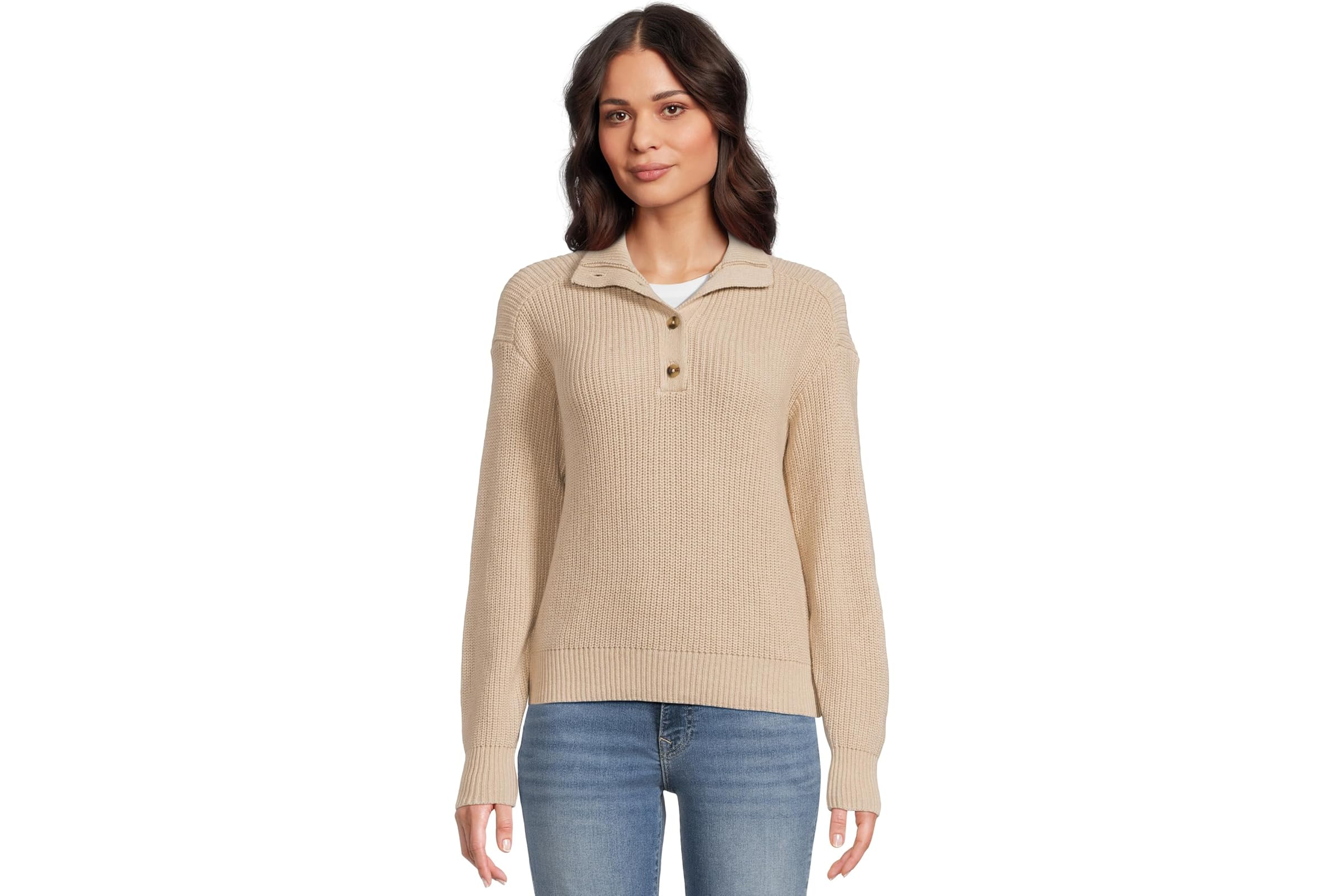 Футболка PACT Luxe Knit Henley Sweater 14090₽