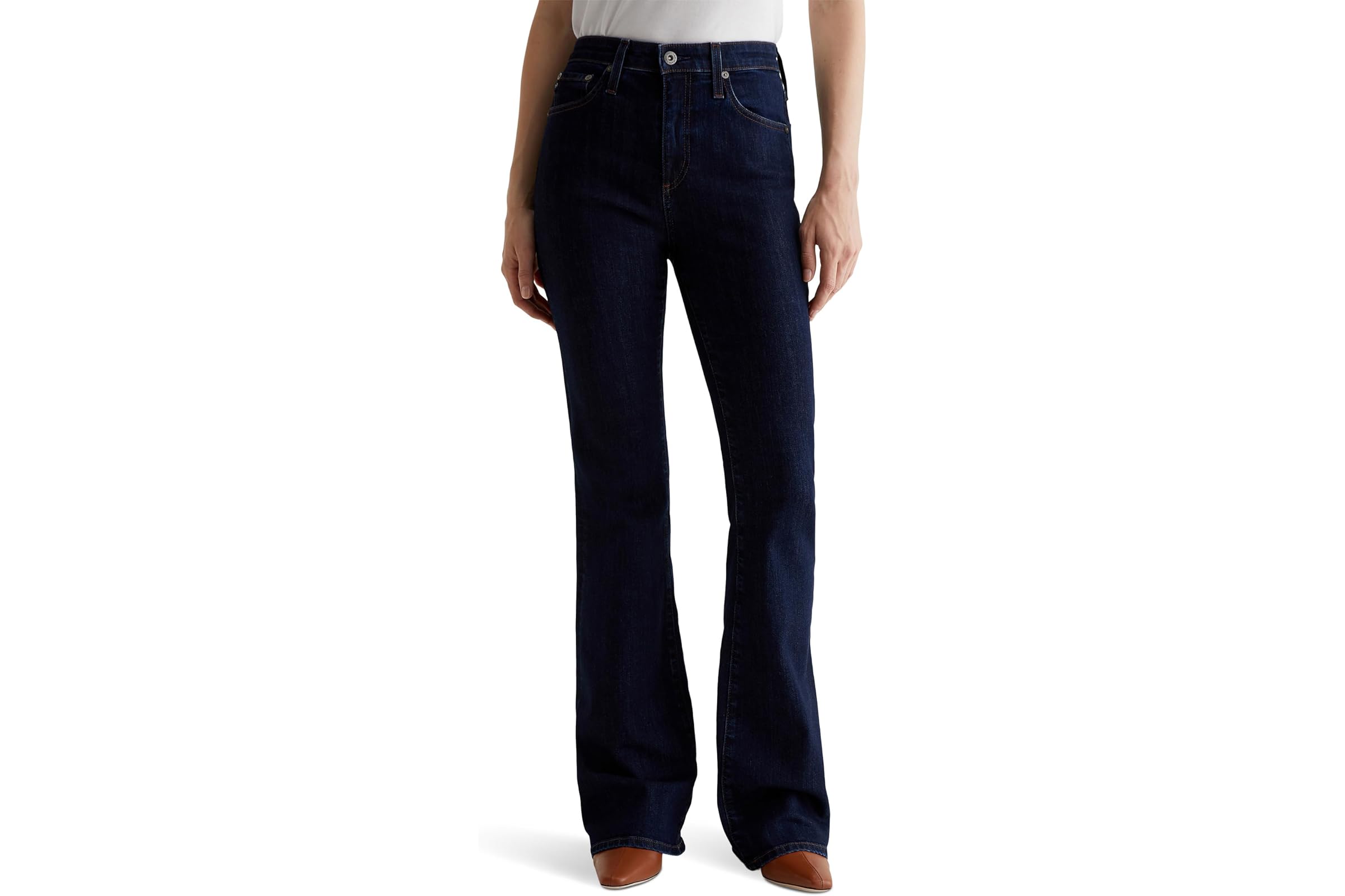 Футболка AG Jeans Farrah Mid Rise Bootcut Jeans in Modern Indigo 26490₽