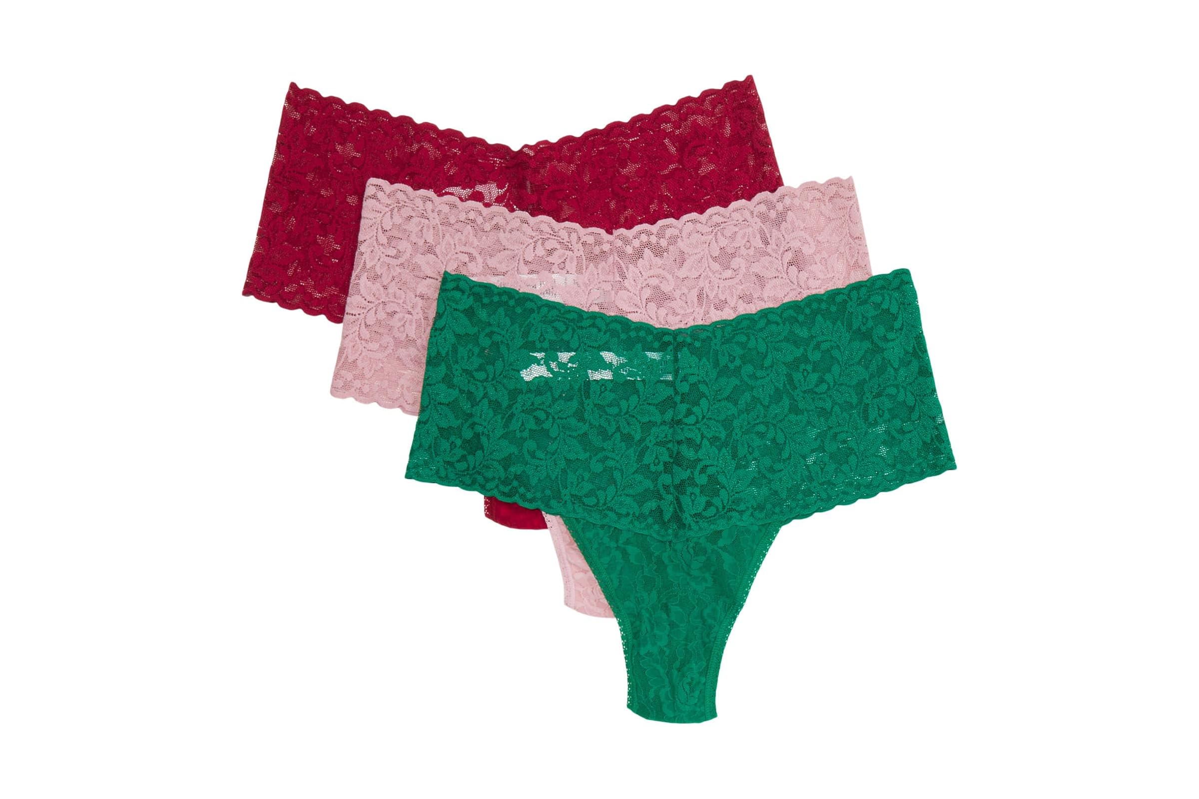 Hanky Panky Retro Lace Thong 3 Pack