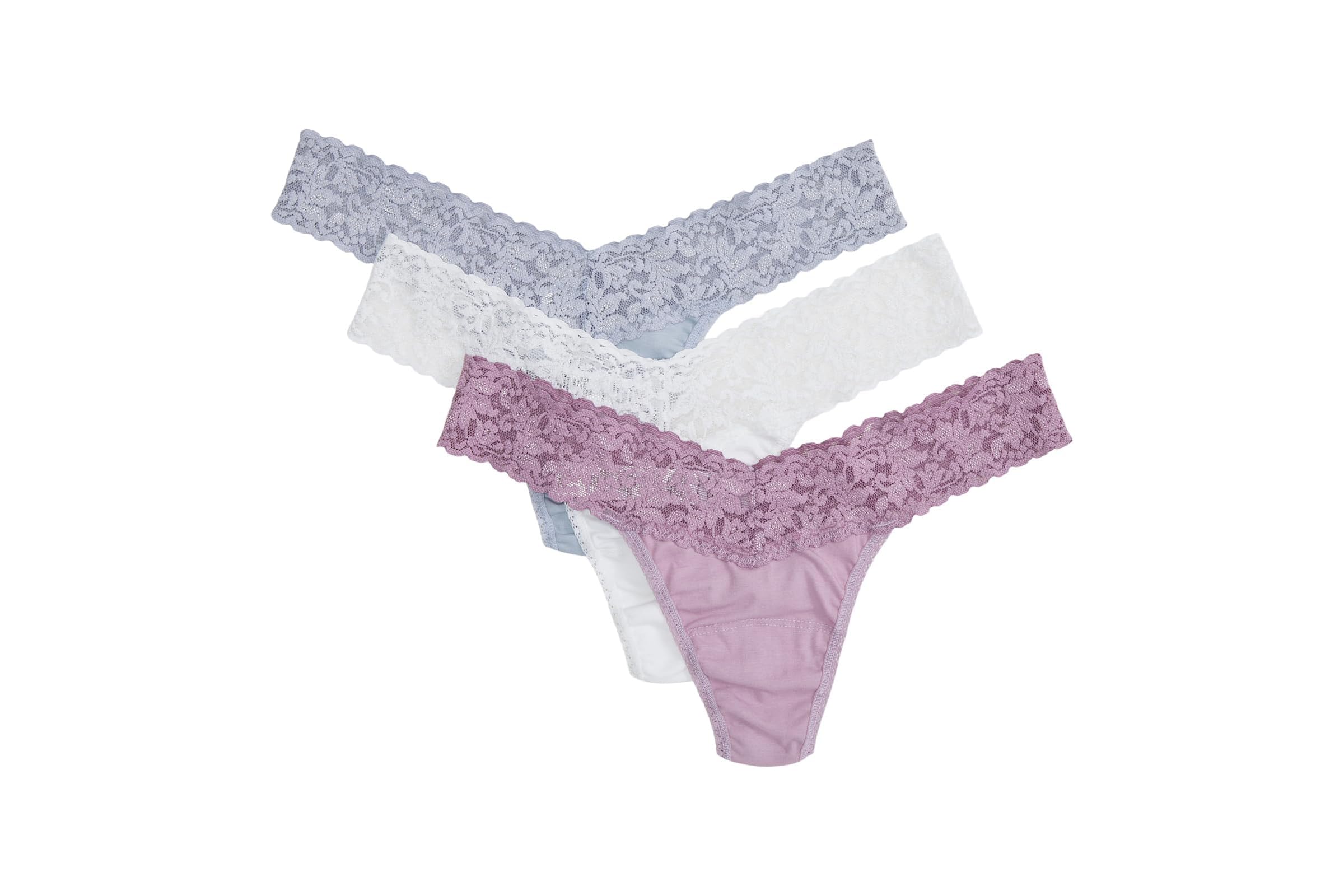 Hanky Panky Supima Cotton Low Rise Thong 3 Pack