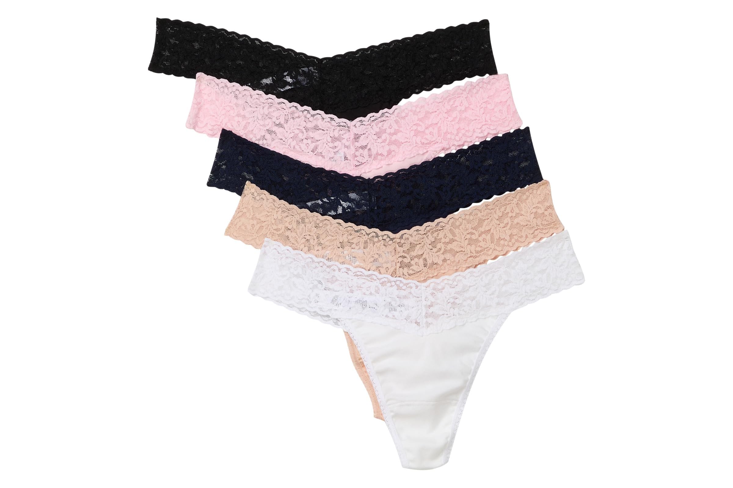 Футболка Hanky Panky Supima Cotton Original Rise Thong 5 Pack