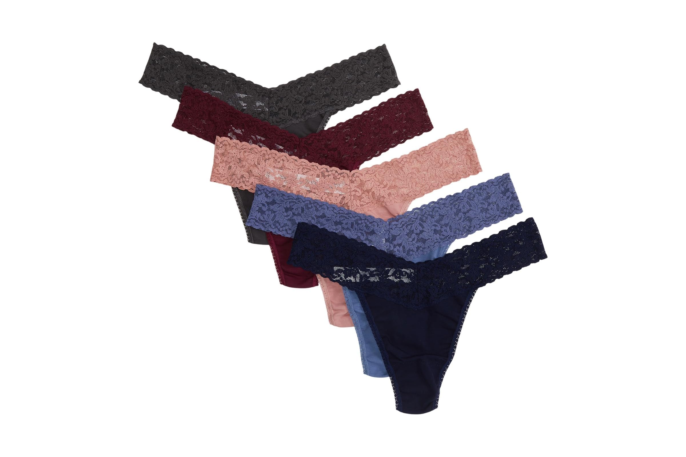 Hanky Panky Supima Cotton Original Rise Thong 5 Pack 18490₽