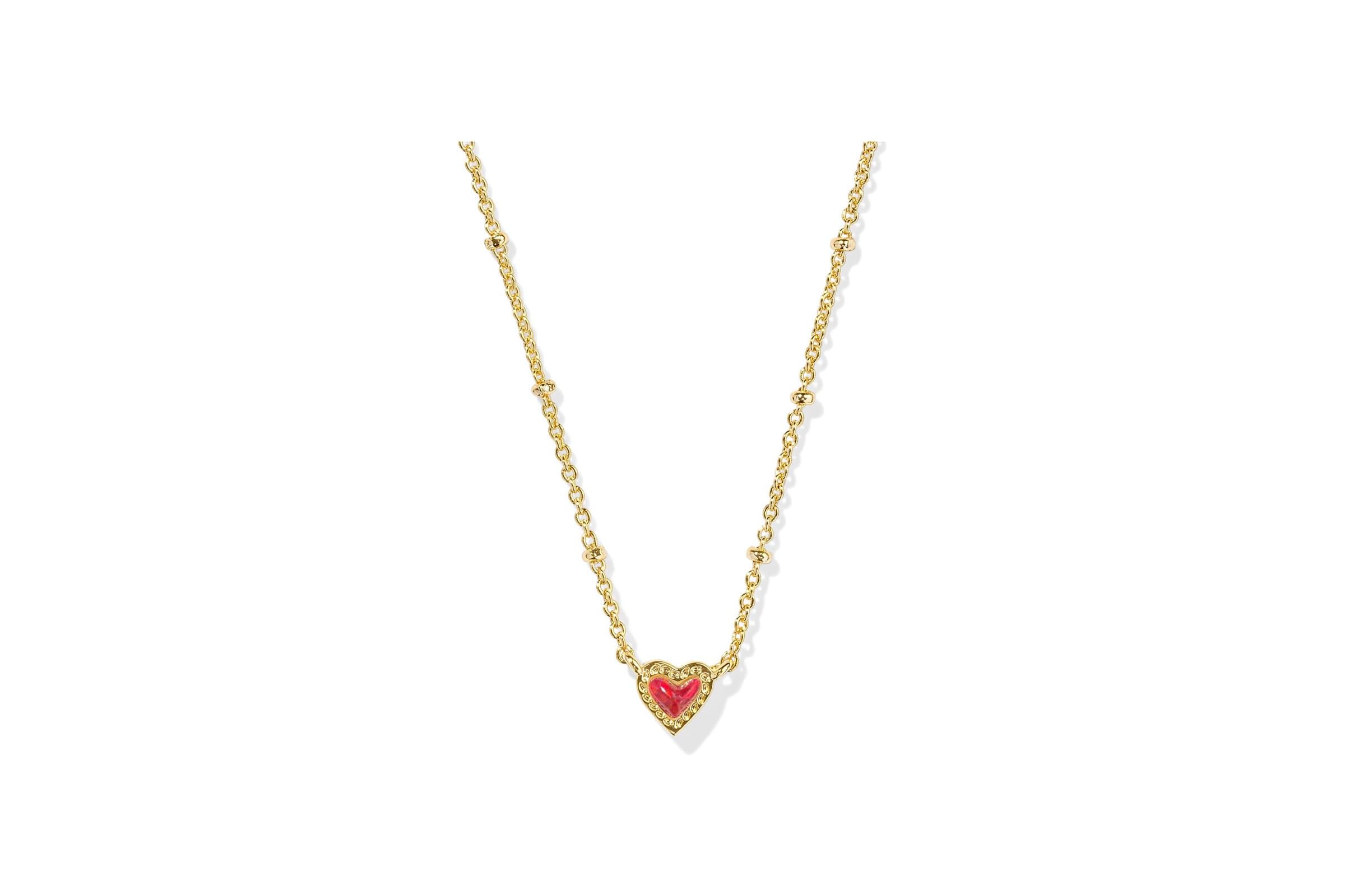 Kendra Scott Mini Ari Heart Satellite Short Pendant Necklace 7990₽