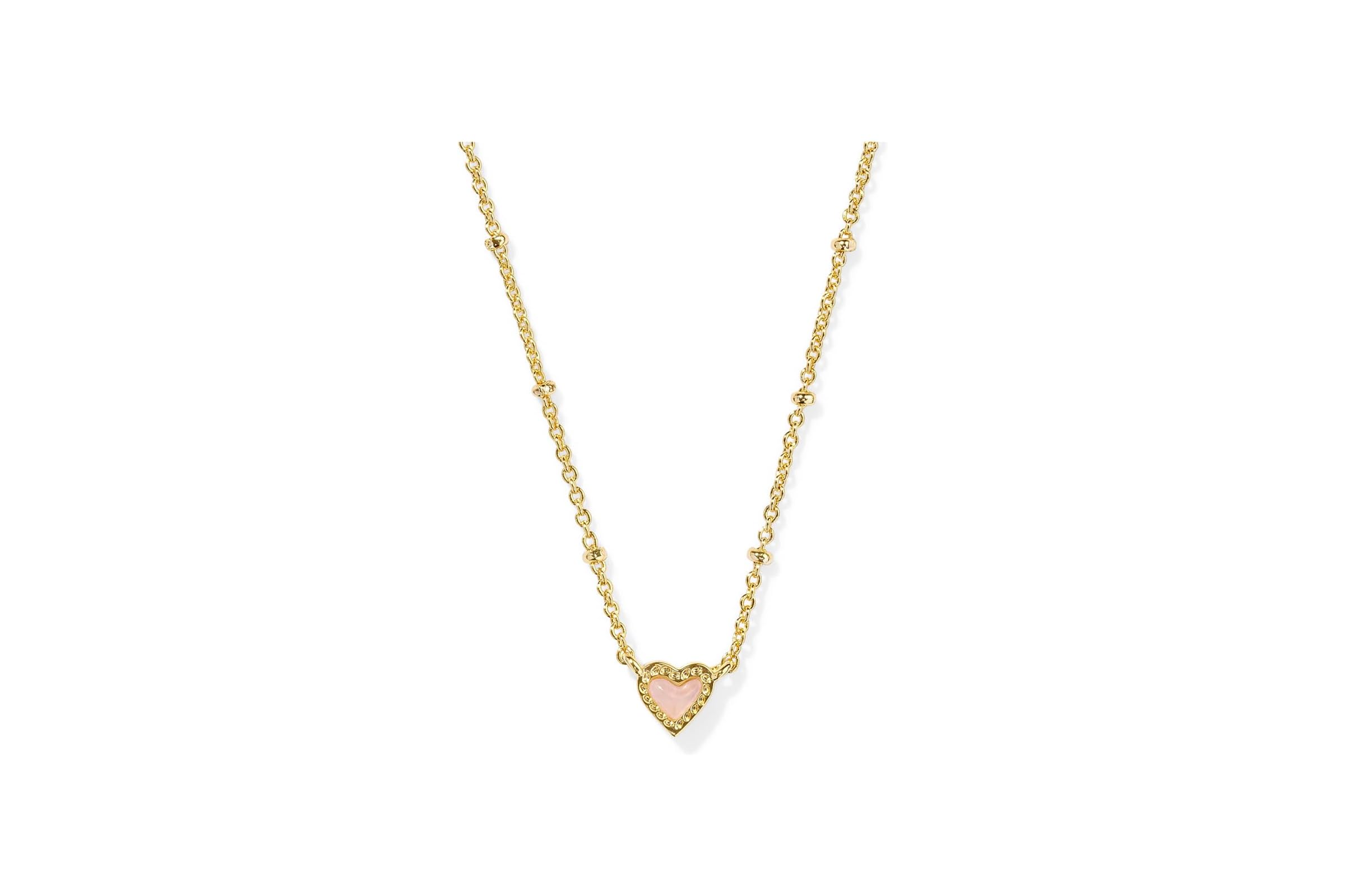 Футболка Kendra Scott Mini Ari Heart Satellite Short Pendant Necklace 9990₽