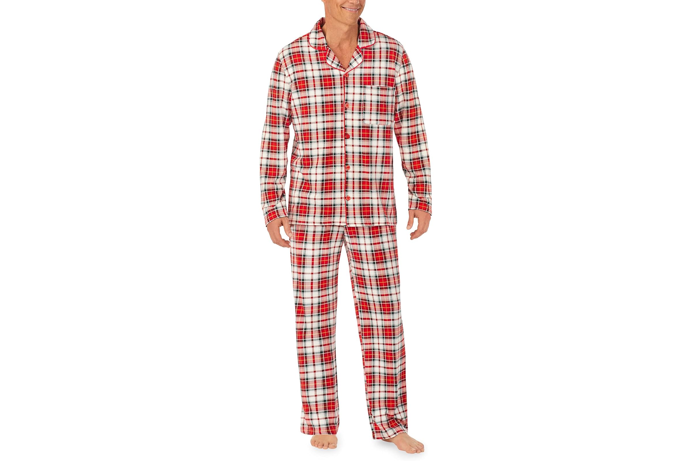 Пижама Pajamarama Plaid Classic - Cozy Jersey Long Notch PJ 8290₽