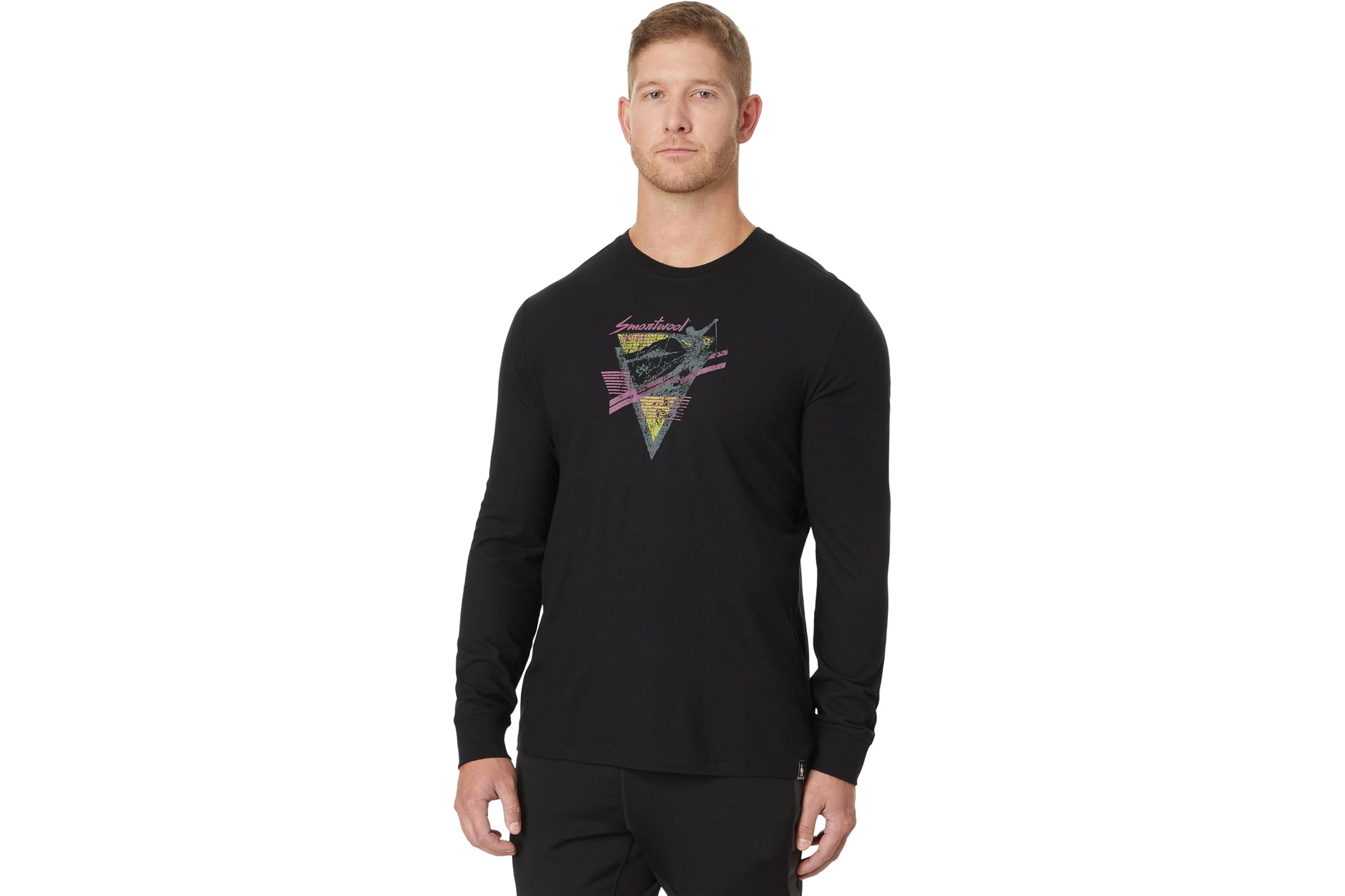 Мужская рубашка Smartwool 90s Shred Graphic Long Sleeve Tee 8390₽
