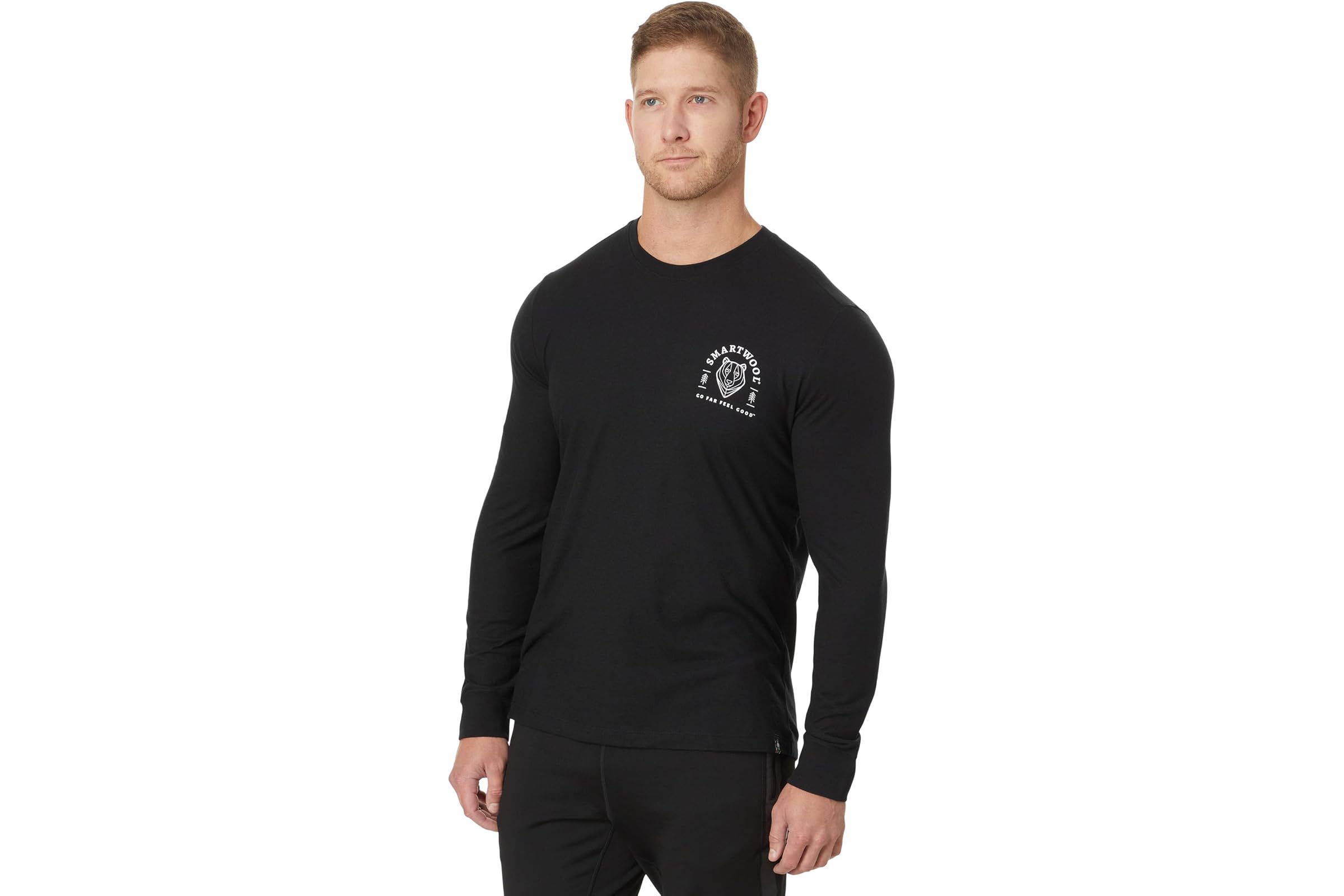 Мужская рубашка Smartwool Bear Stare Graphic Long Sleeve Tee 11390₽