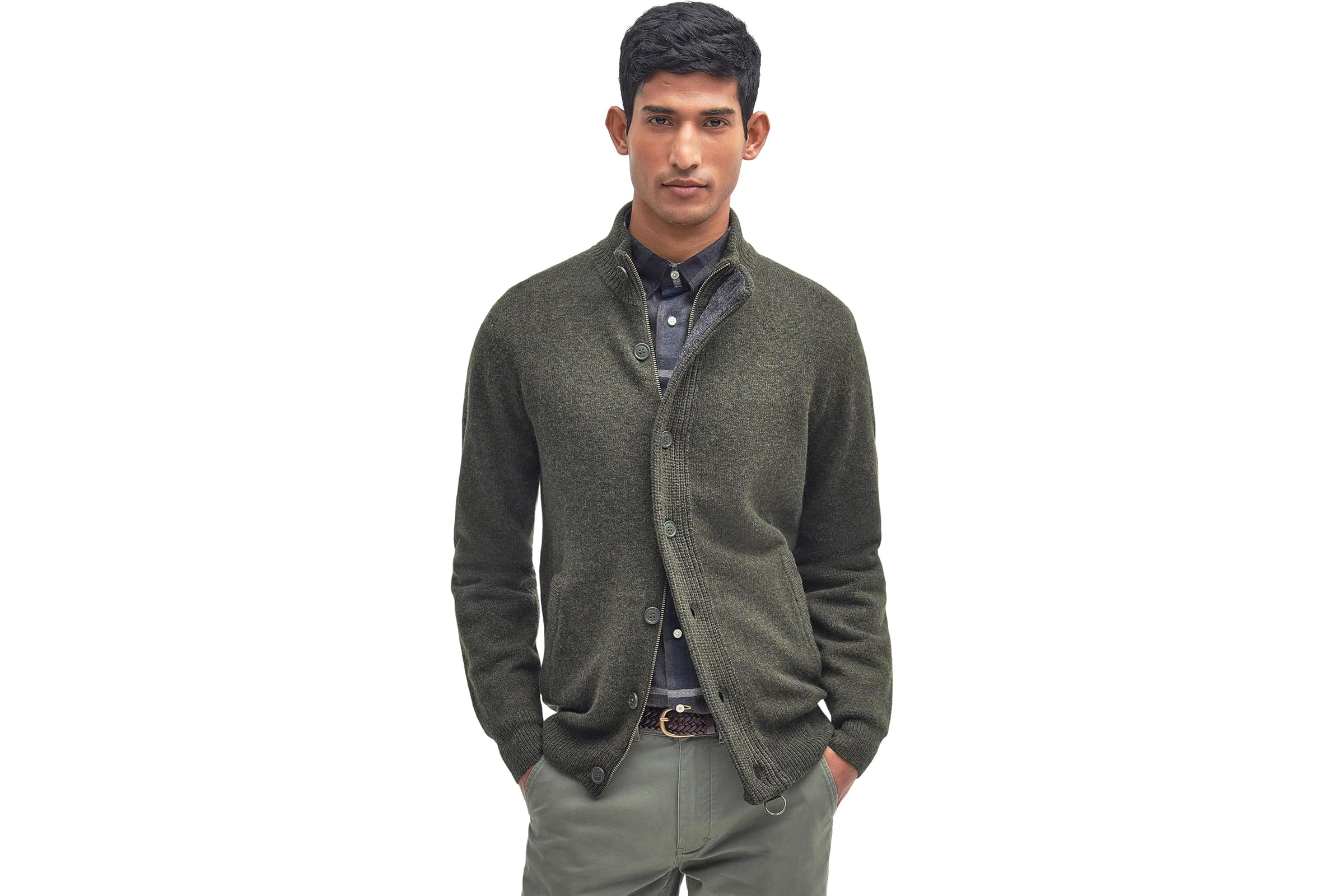 Свитер Barbour Barbour Essential Patch Zip Through Knitted Jumper 31990₽