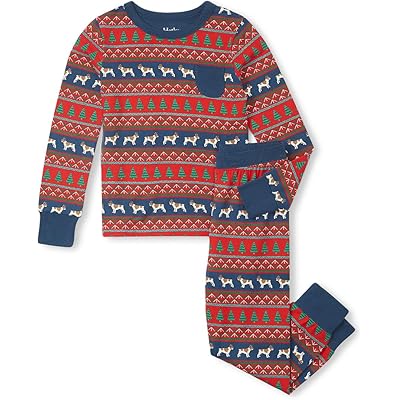 Пижама Hatley Kids Bulldog Fair Isle Bamboo Pajama Set (Toddler/Little Kid/Big Kid)