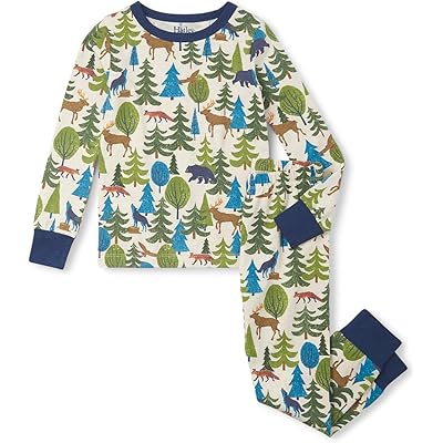 Пижама Hatley Kids Forest Scene Stretch Cotton Pajama Set (Toddler/Little Kid/Big Kid)