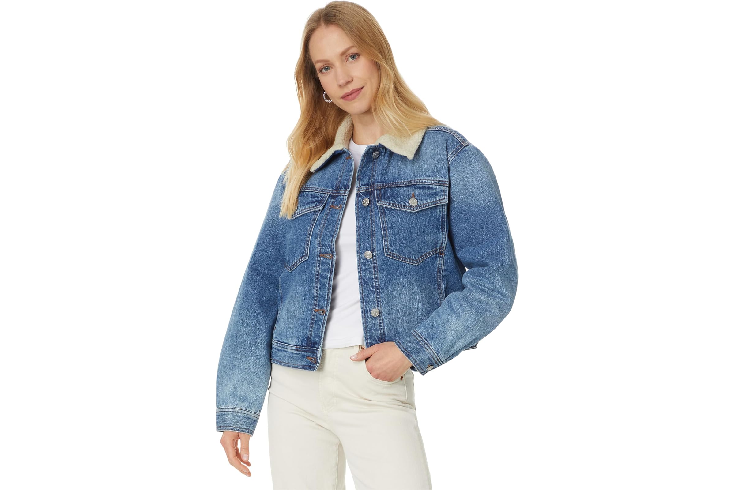 Madewell Denim Sherpa Jacket 10890₽