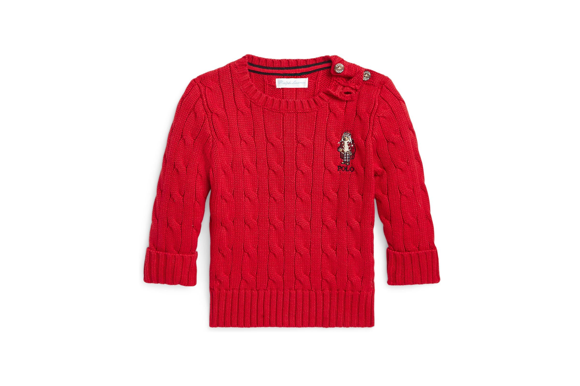 Свитер Polo Ralph Lauren Kids Polo Bear Cable-Knit Cotton Sweater Infant 5090₽