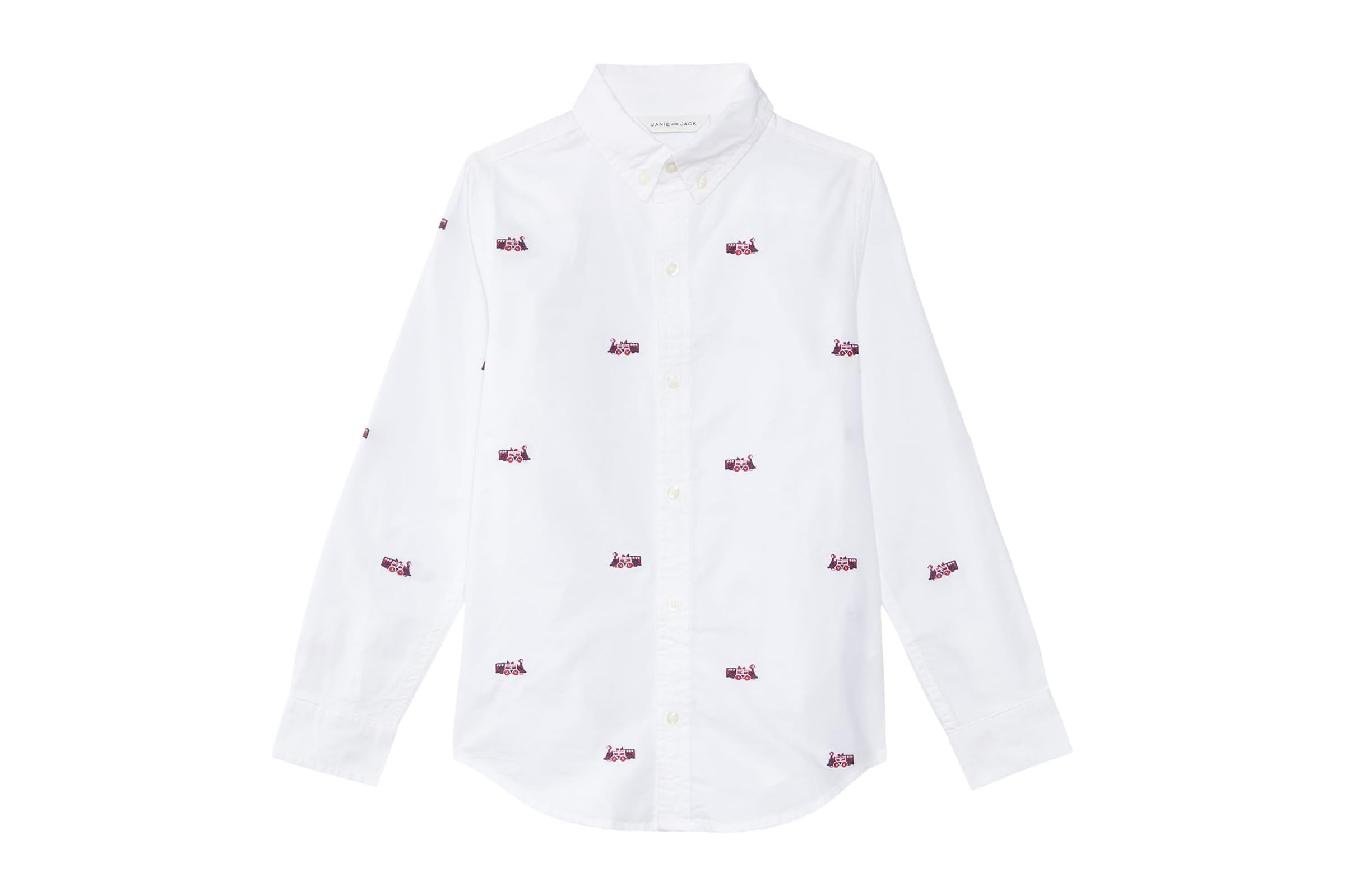 Мужская рубашка Janie and Jack Embroidered Oxford Top ToddlerLittle KidBig Kid 5390₽