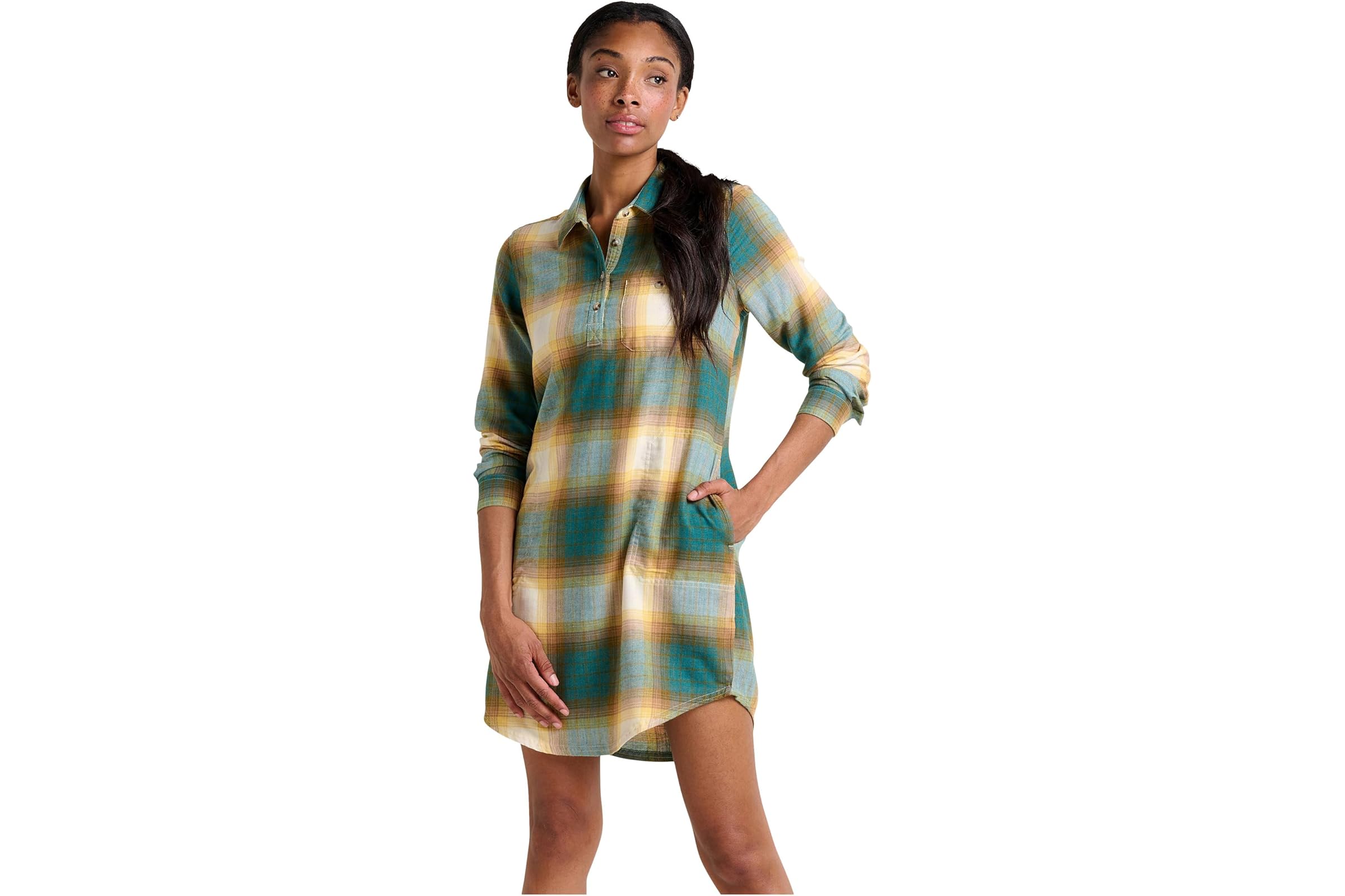 Платье Toad-Co Re-Form Popover Long Sleeve Dress 20890₽