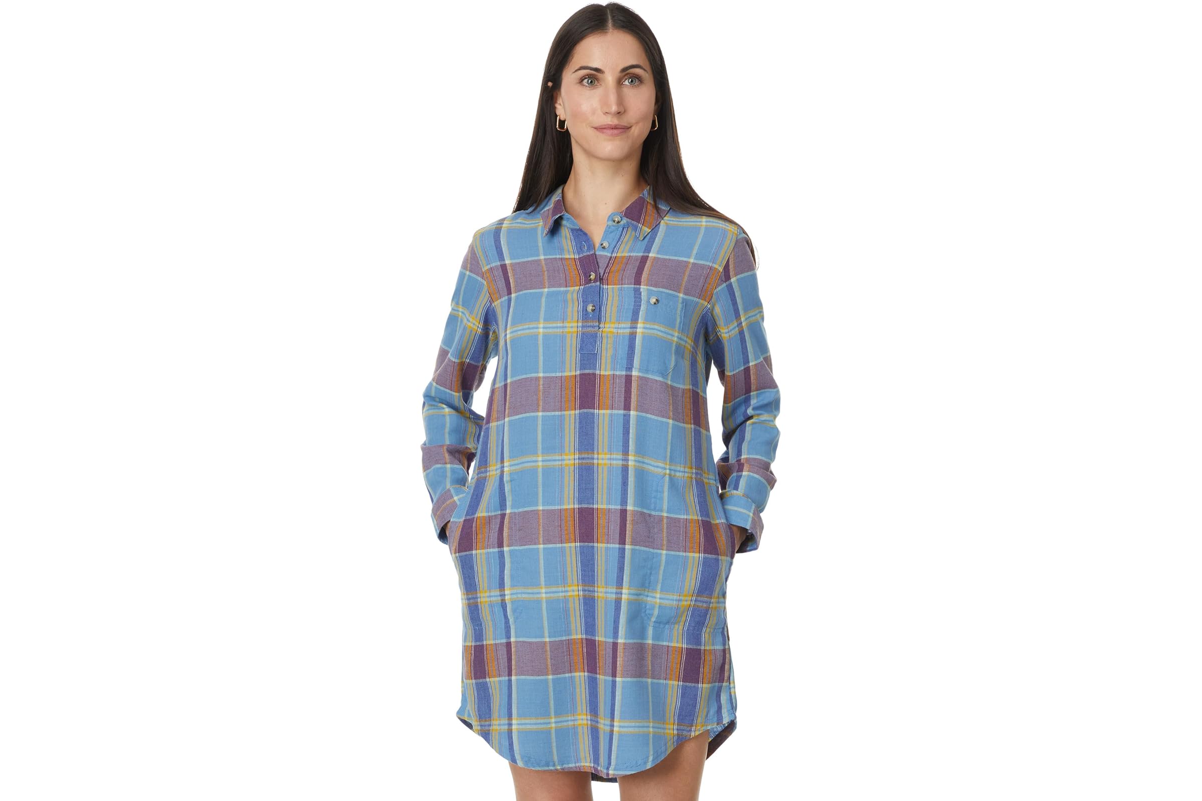 Платье Toad-Co Re-Form Popover Long Sleeve Dress 5990₽