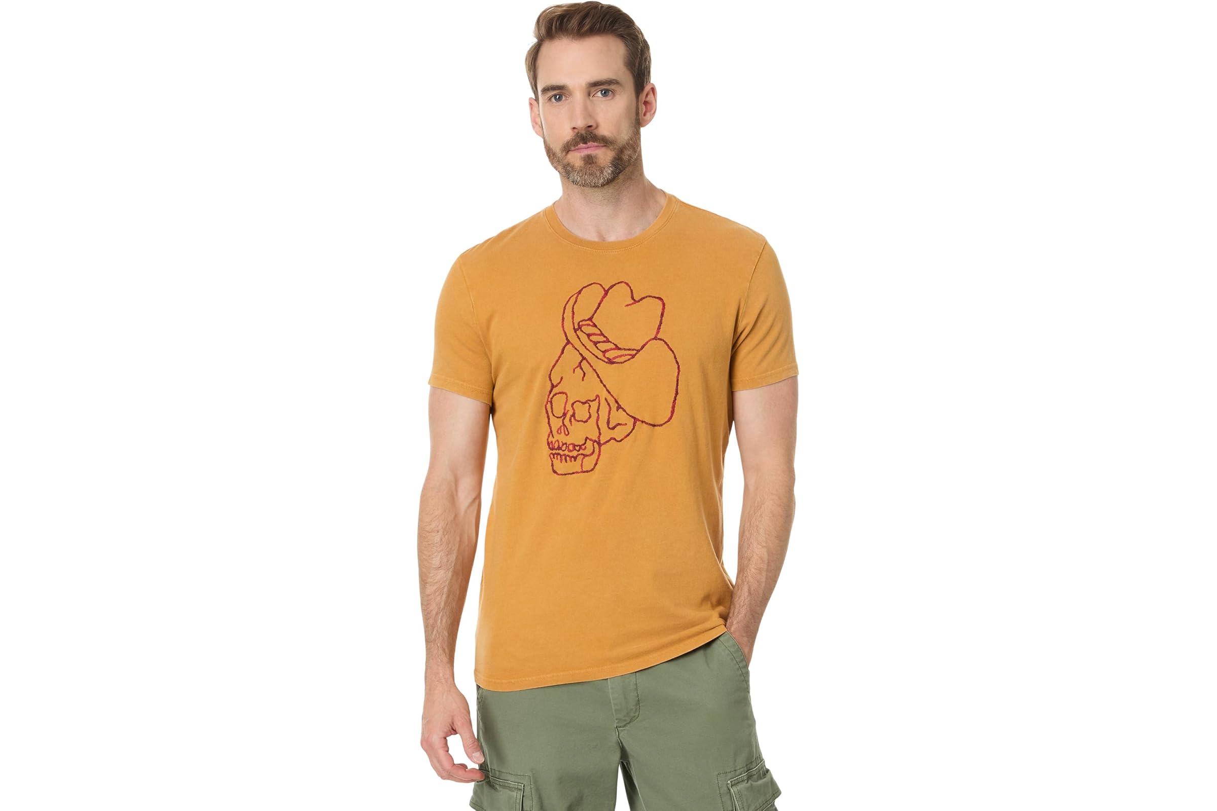 Мужская рубашка Lucky Brand Western Skull 8490₽