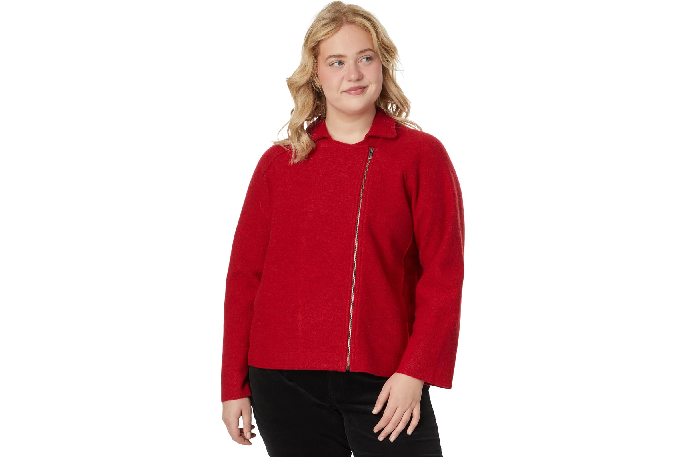 Eileen Fisher Plus SizeMotorcycle Jacket With Zip Front 53190₽