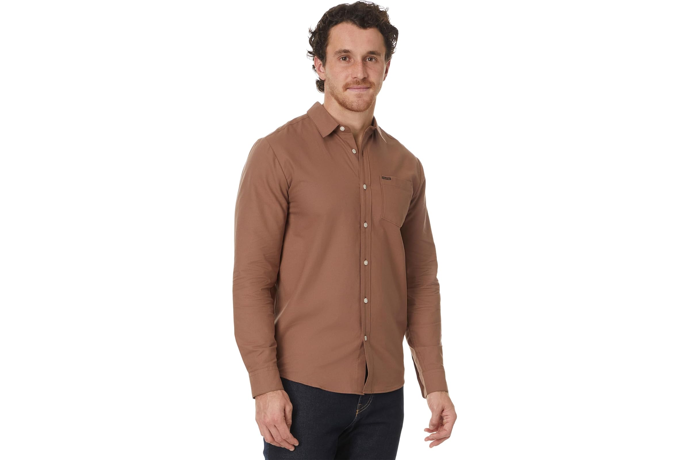 Мужская рубашка Volcom Veeco Oxford Long Sleeve 10690₽