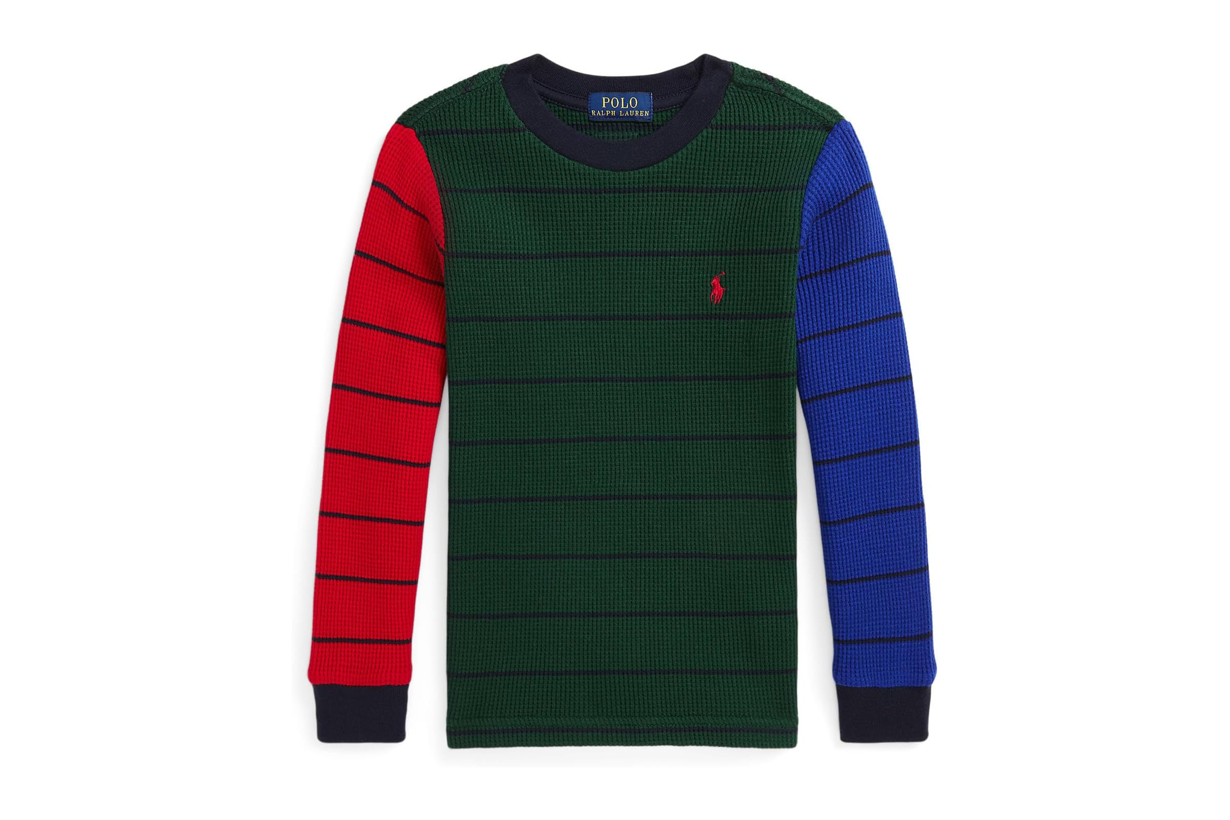 Свитер Polo Ralph Lauren Kids Waffle-Knit Cotton Long Sleeve Tee ToddlerLittle Kid 8490₽